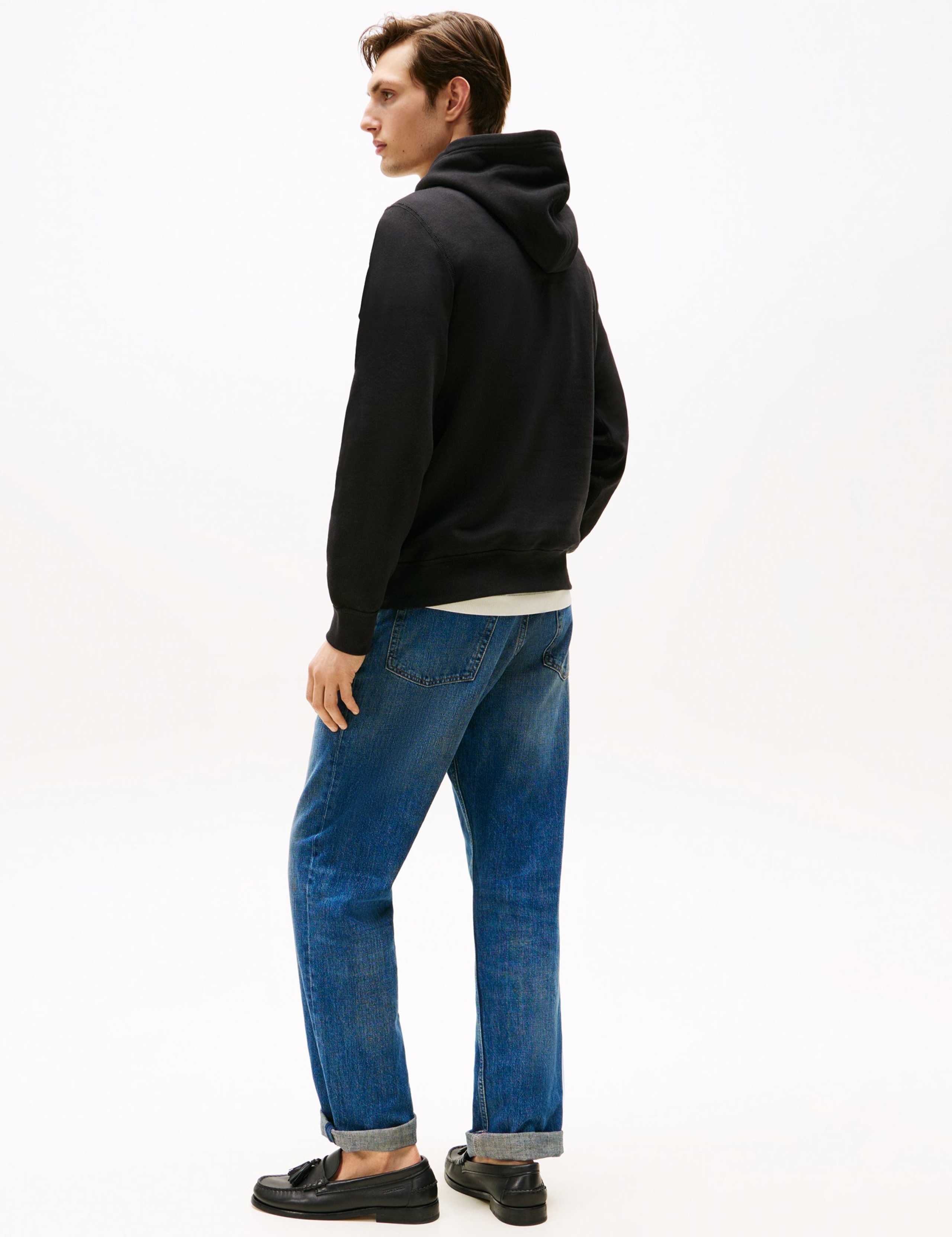 Fleece Drawstring Hoodie 4 of 6