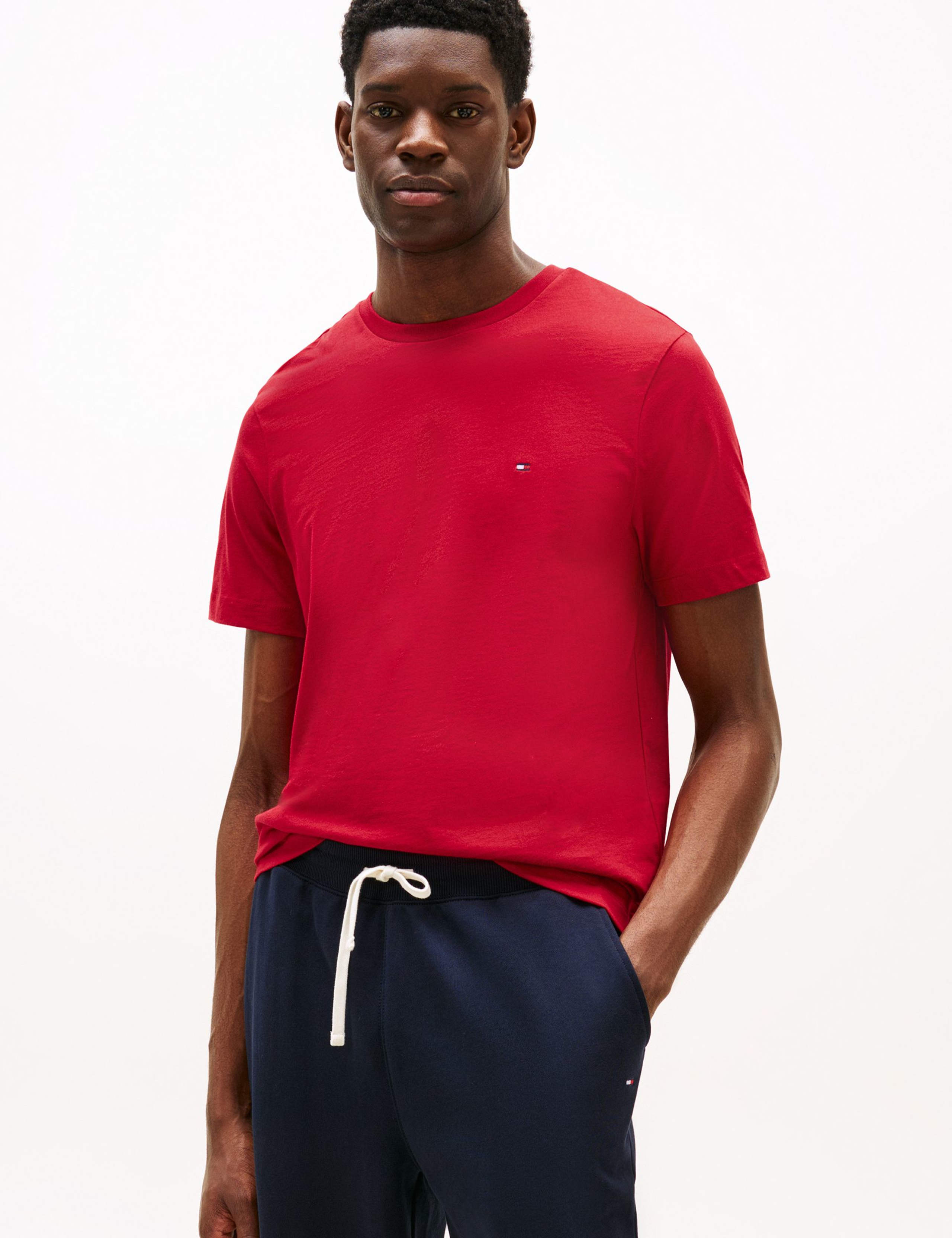 Pure Cotton Jersey Crew Neck T-Shirt 1 of 6