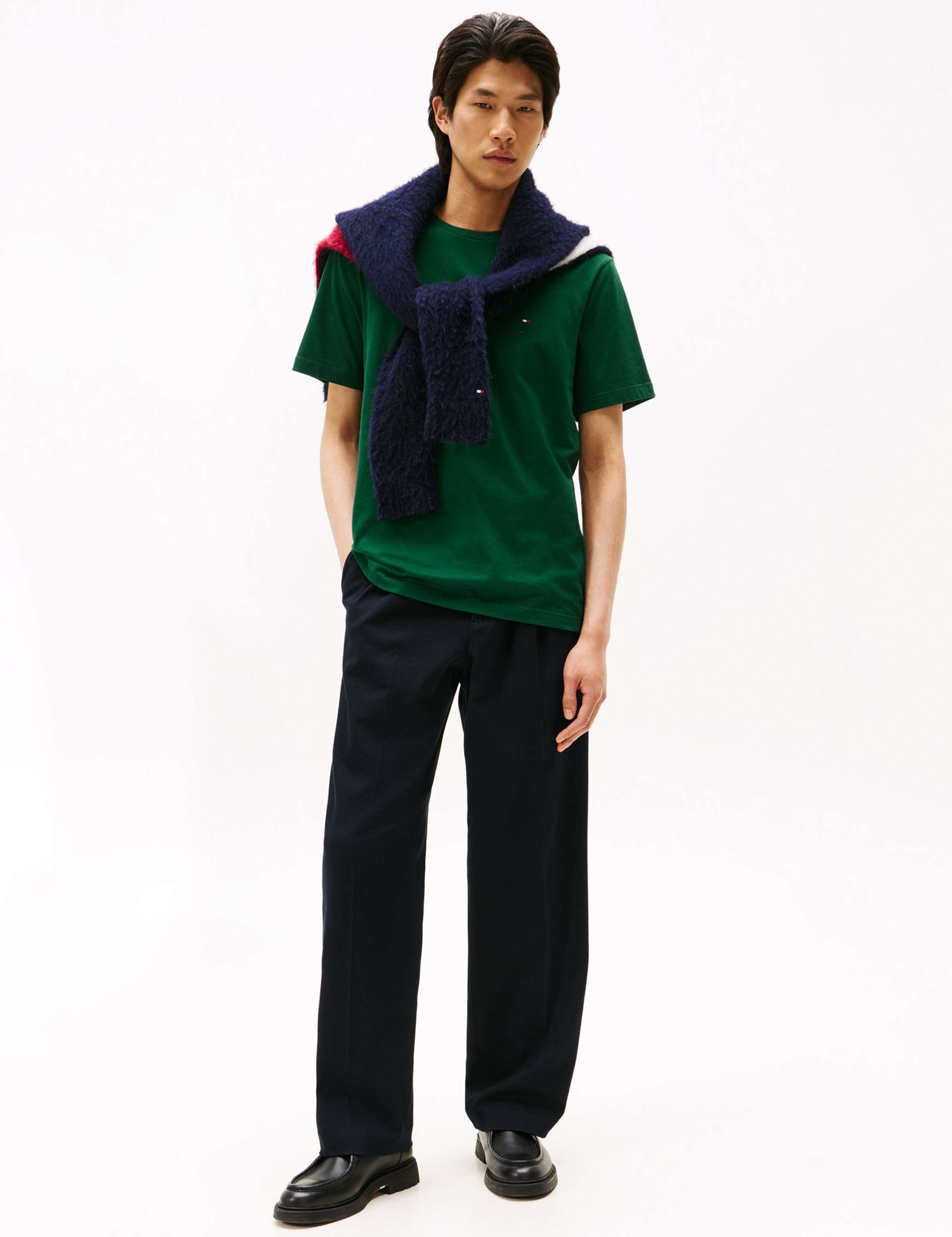 Pure Cotton Jersey Crew Neck T-Shirt 3 of 5