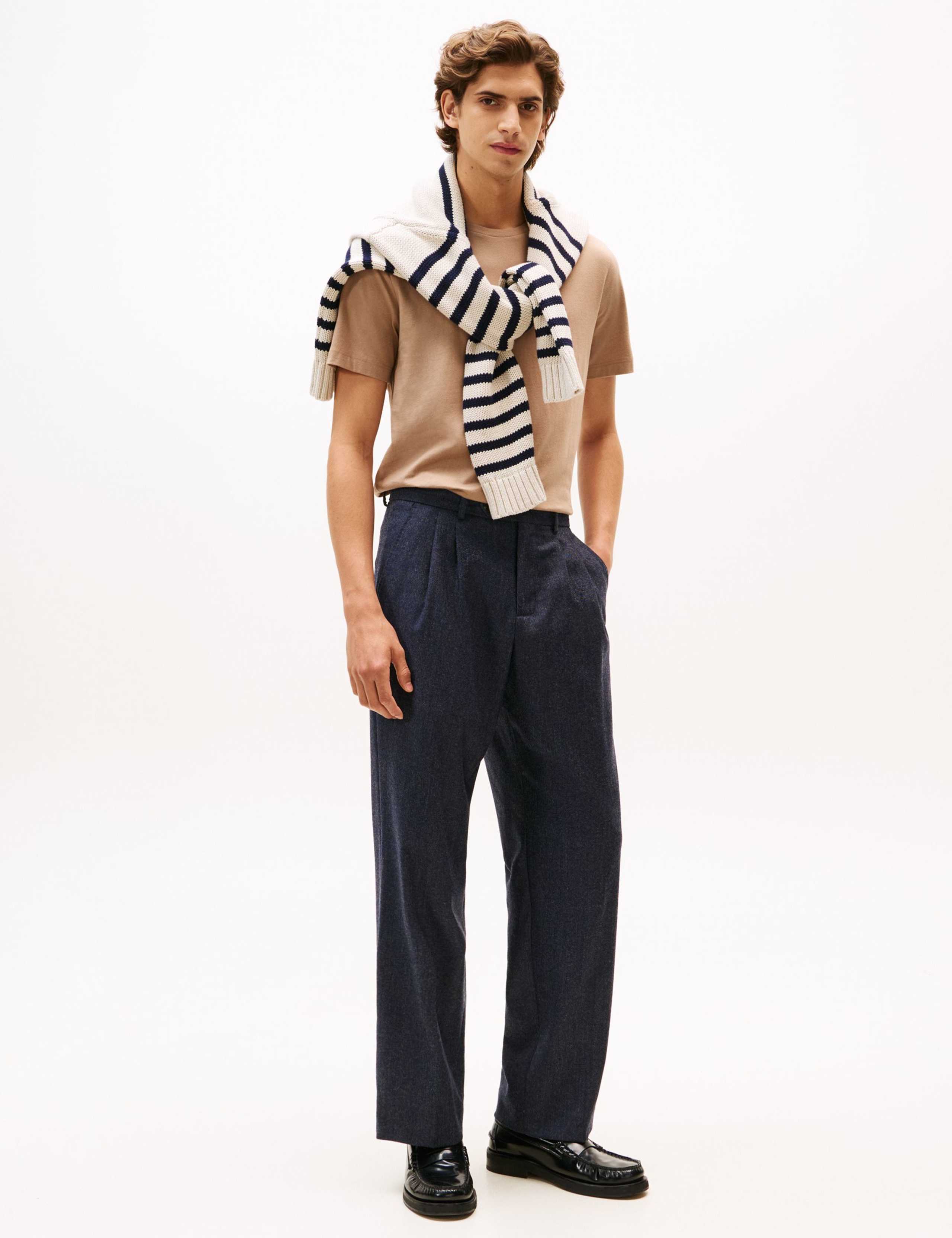 Pure Cotton Jersey Crew Neck T-Shirt 3 of 5