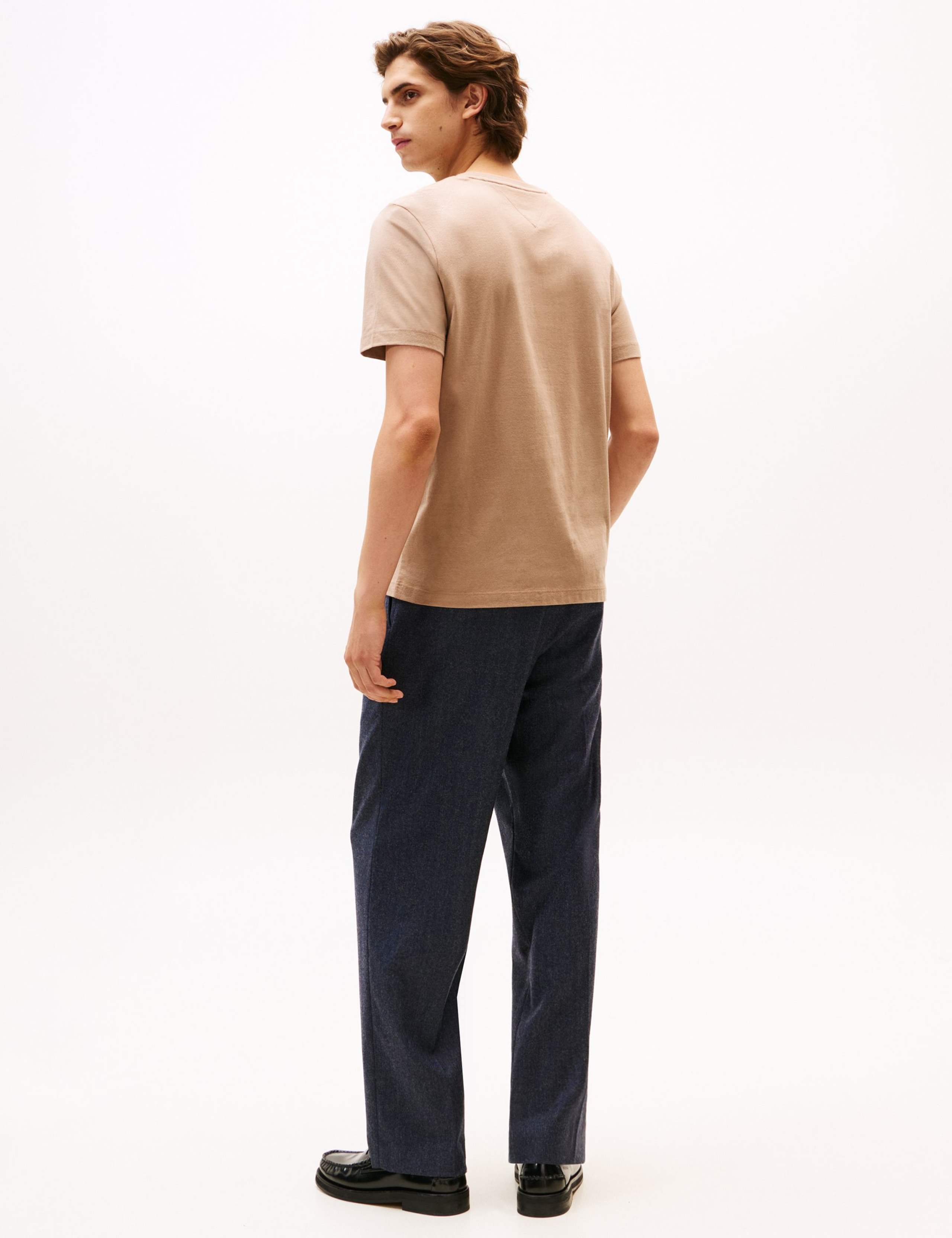 Pure Cotton Jersey Crew Neck T-Shirt 4 of 5