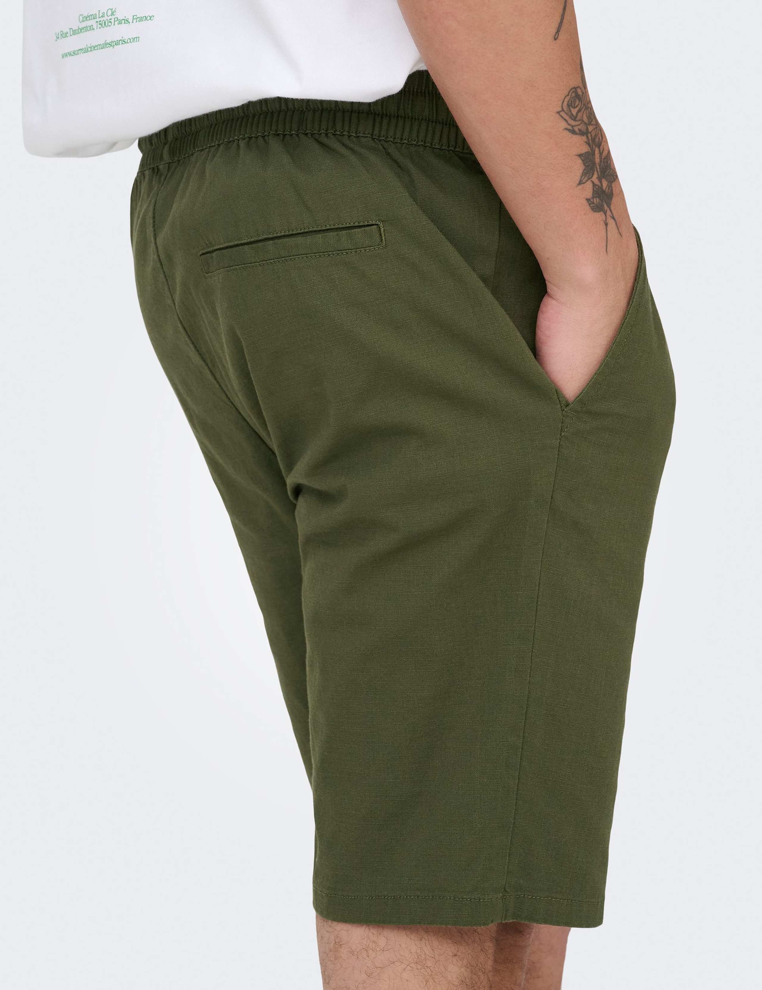 Slim Fit Cotton Rich Lightweight Shorts 4 of 7