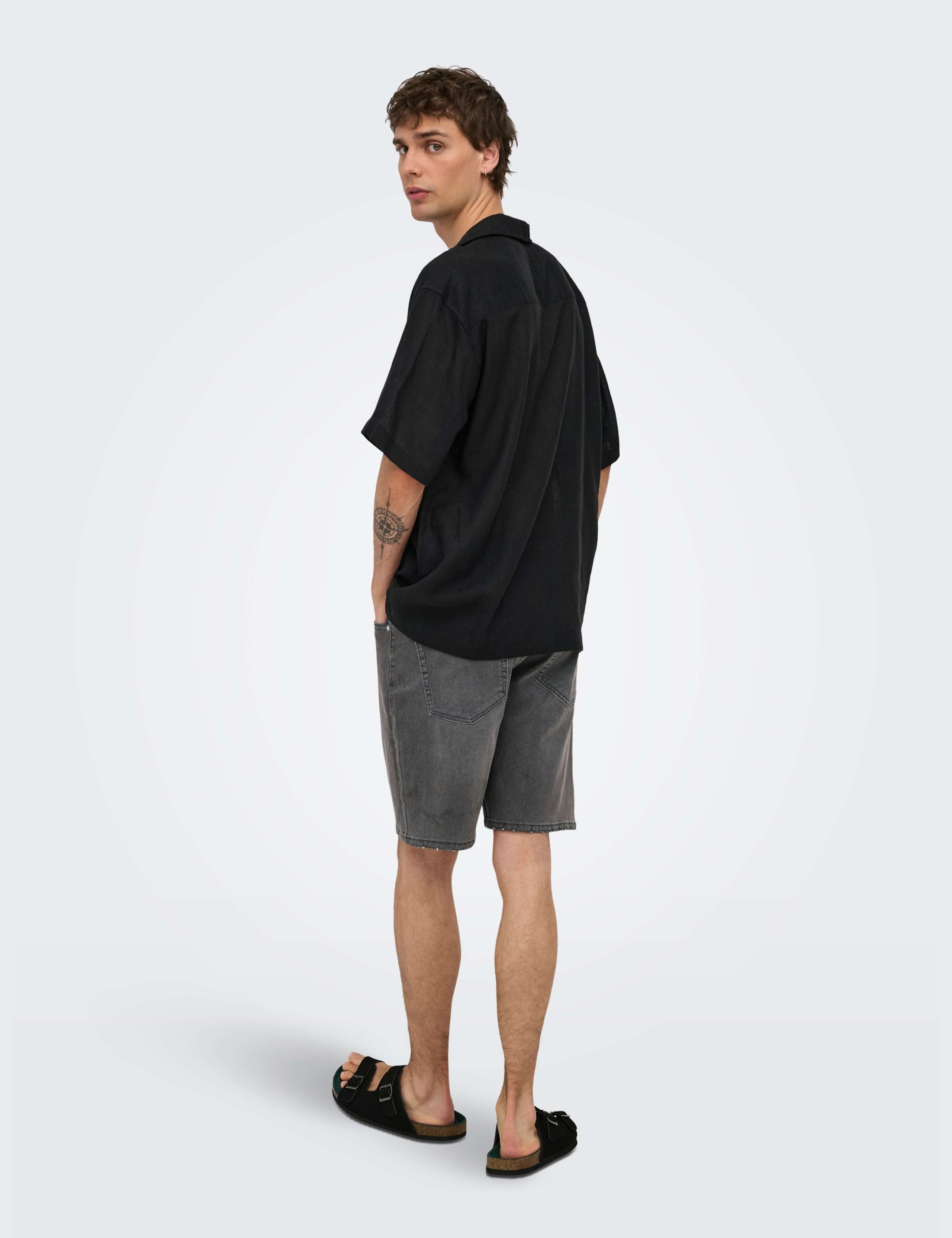 Relaxed Fit Linen Rich Short Sleeve Shirt 5 of 5