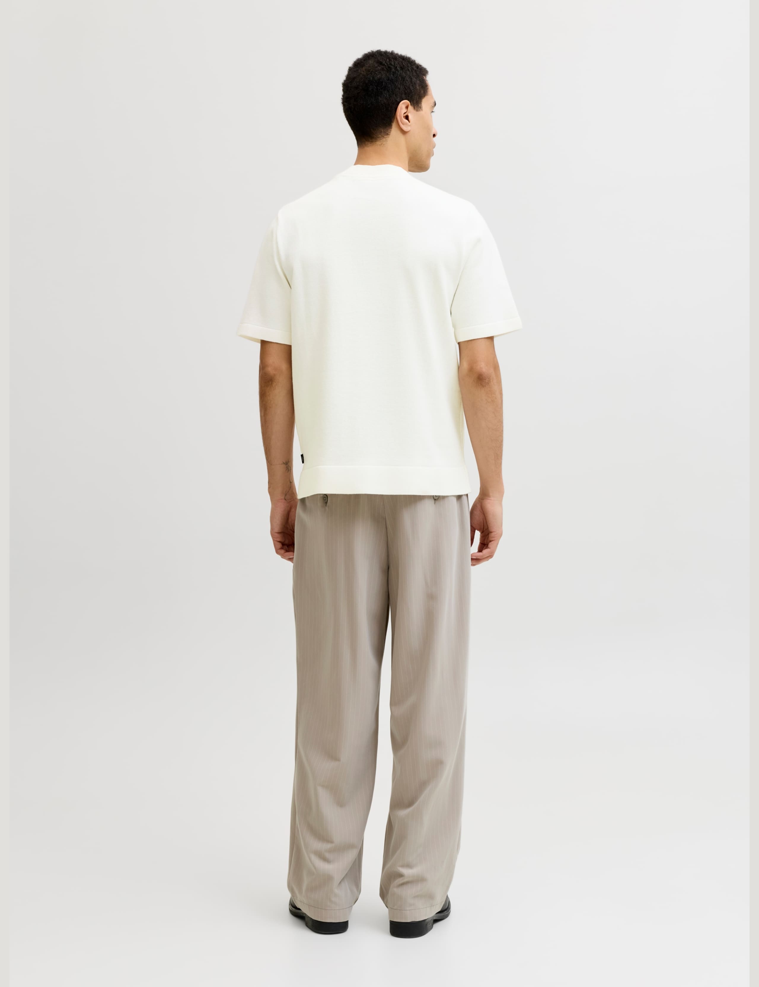 Pure Cotton Crew Neck Knitted T-Shirt 4 of 6