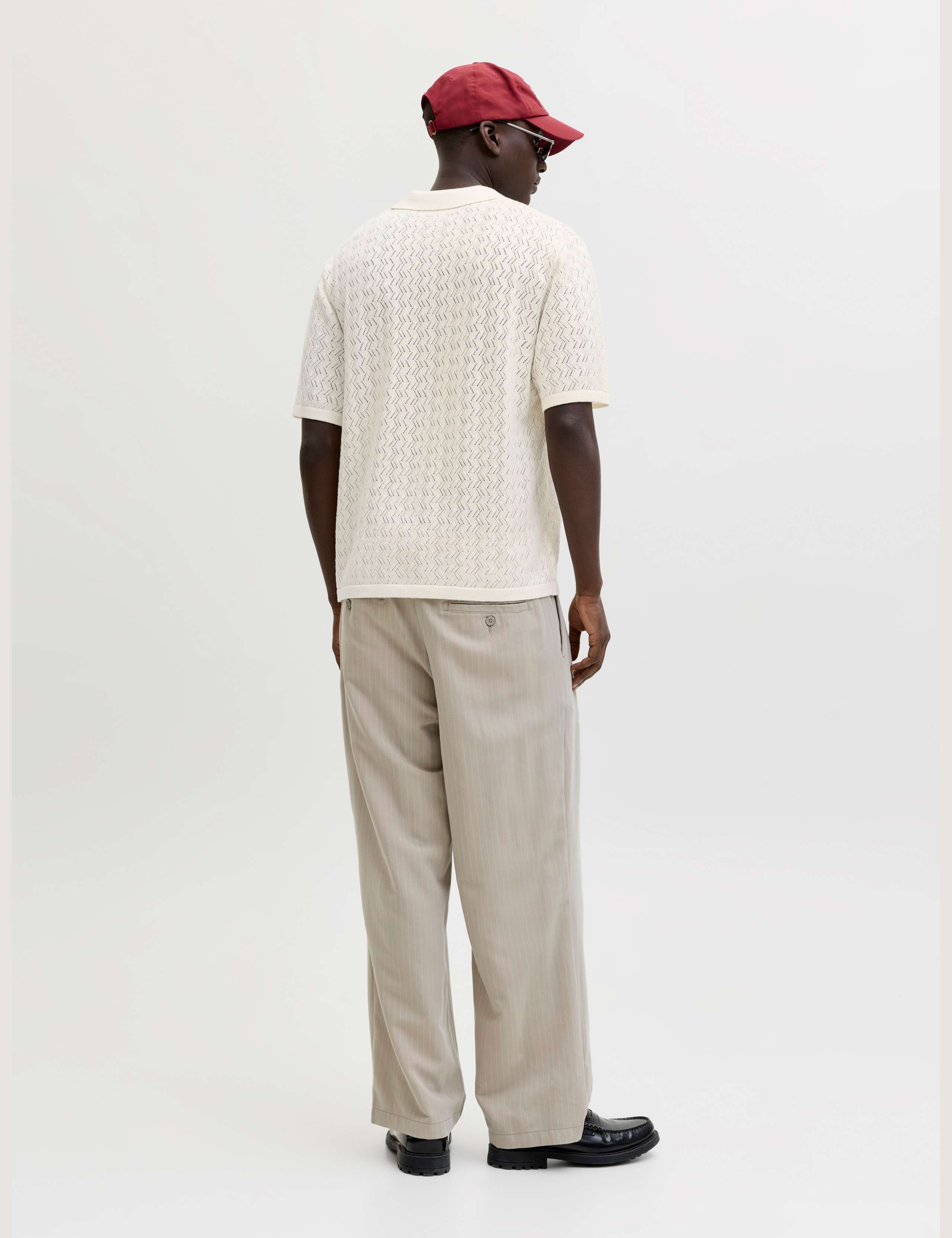 Cotton Blend Textured Polo Shirt 5 of 6