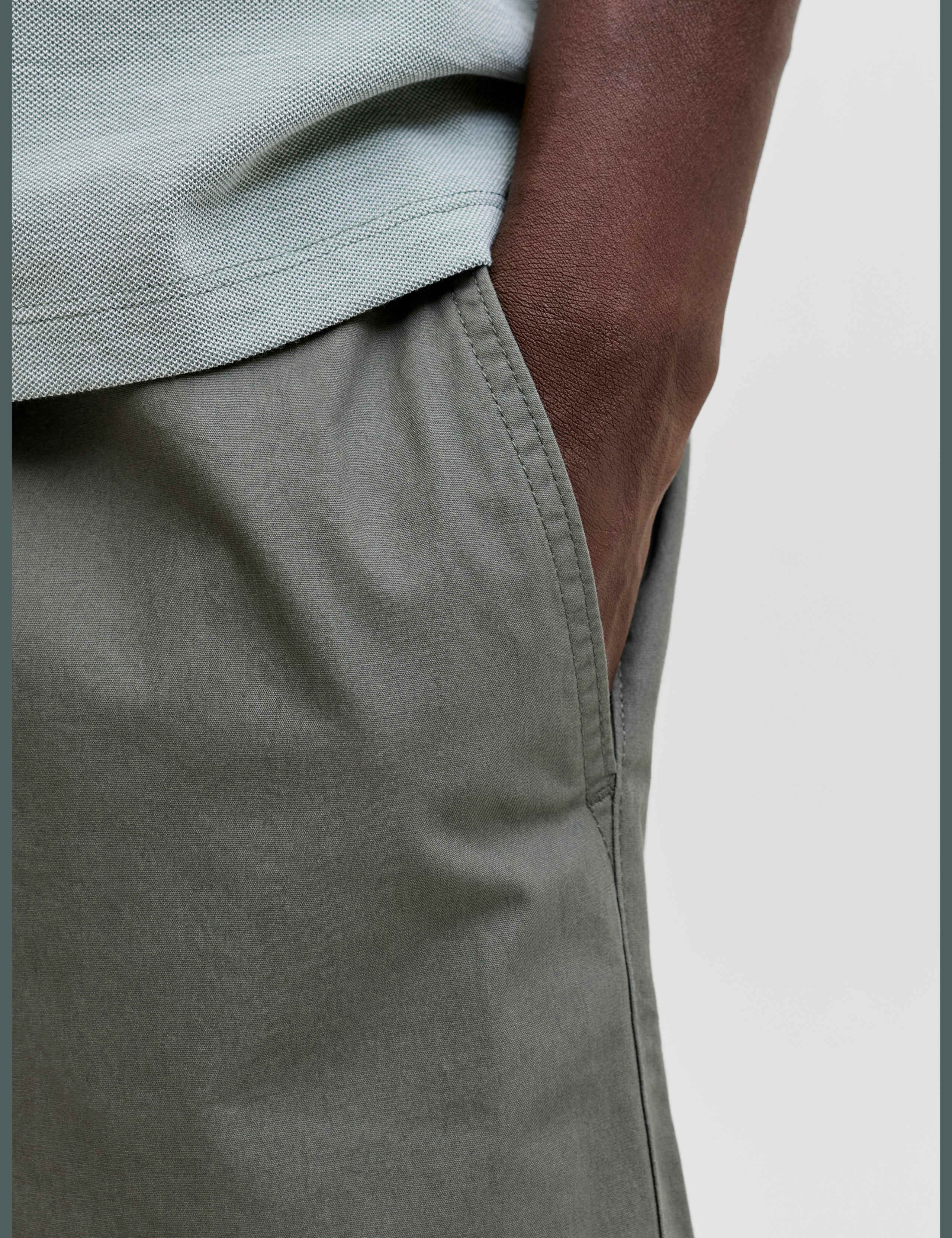 Pure Cotton Elasticated Waist Shorts 4 of 6