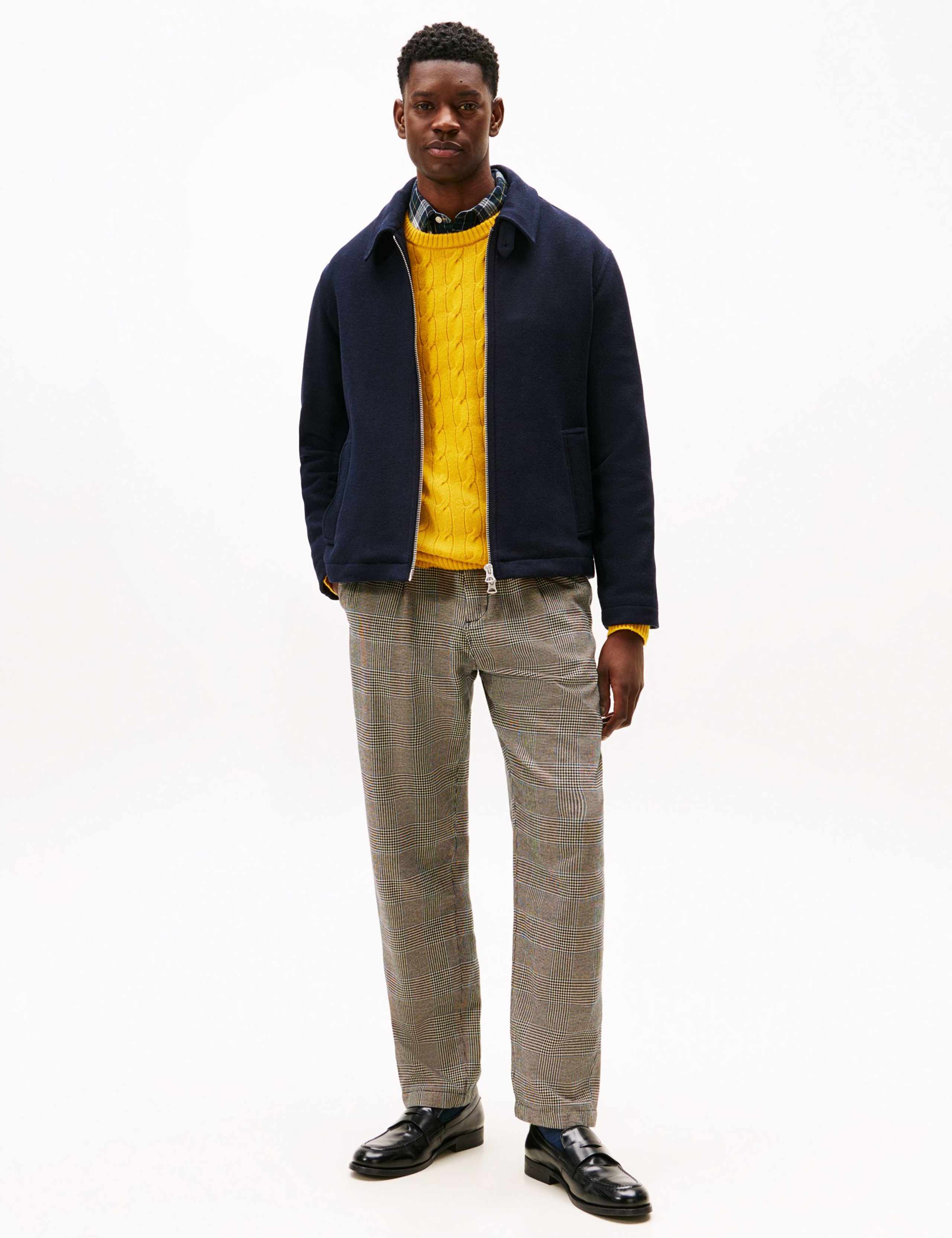 Greenwich Pure Cotton Checked Chinos 4 of 5