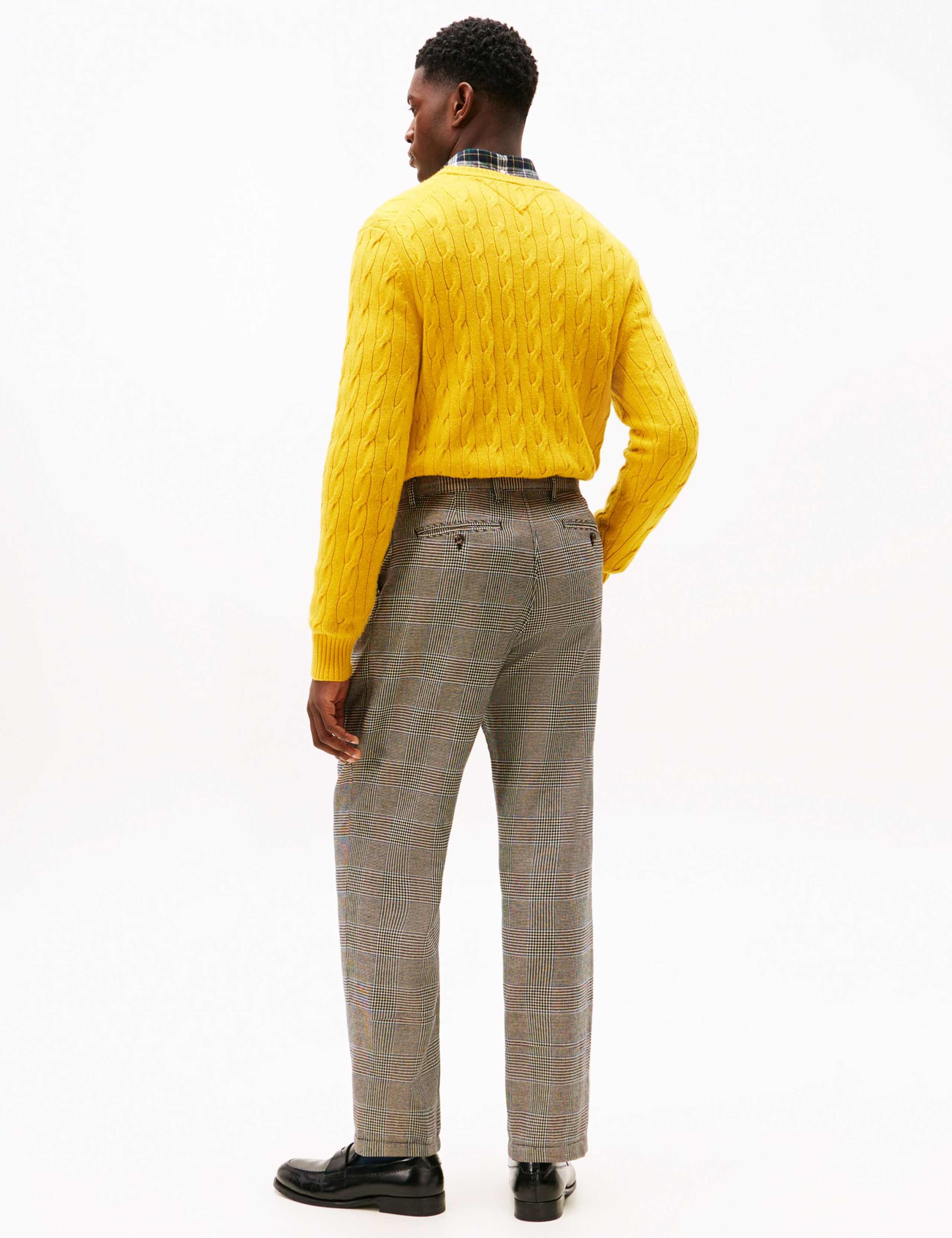 Greenwich Pure Cotton Checked Chinos 5 of 5