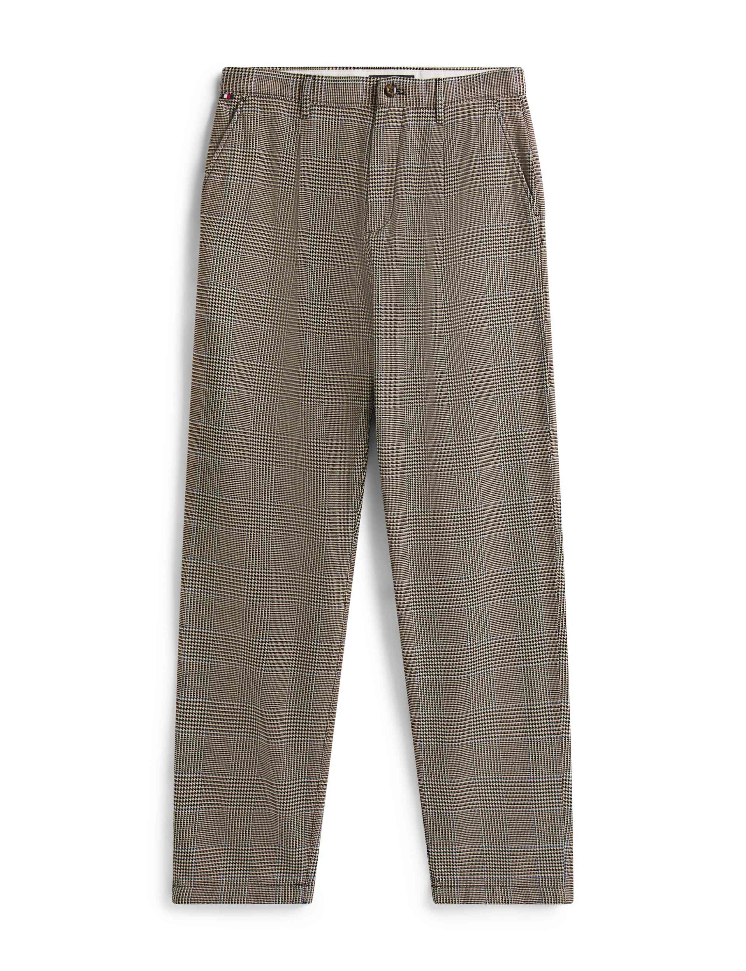 Greenwich Pure Cotton Checked Chinos 2 of 5
