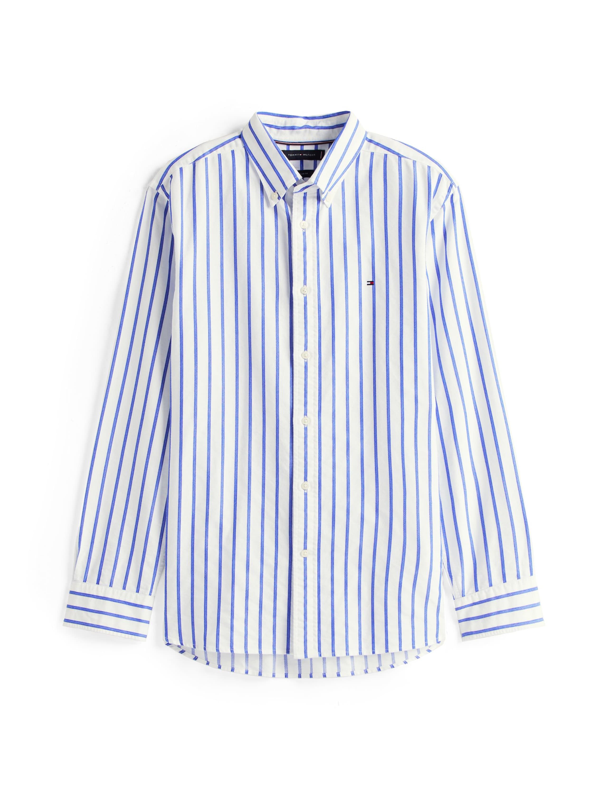 Heritage Pure Cotton Striped Oxford Shirt 2 of 5