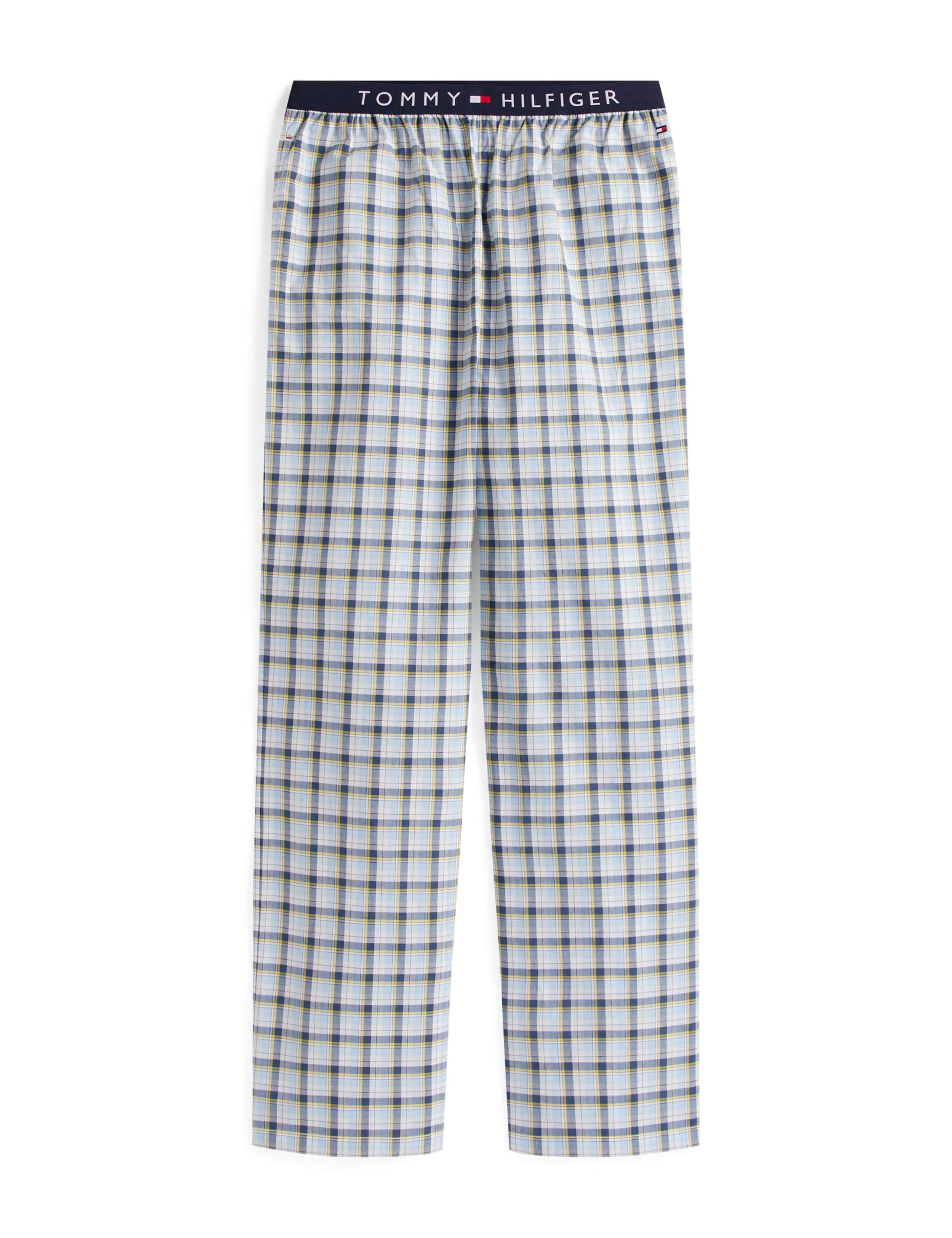 Pure Cotton Checked Pyjama Set 2 of 6