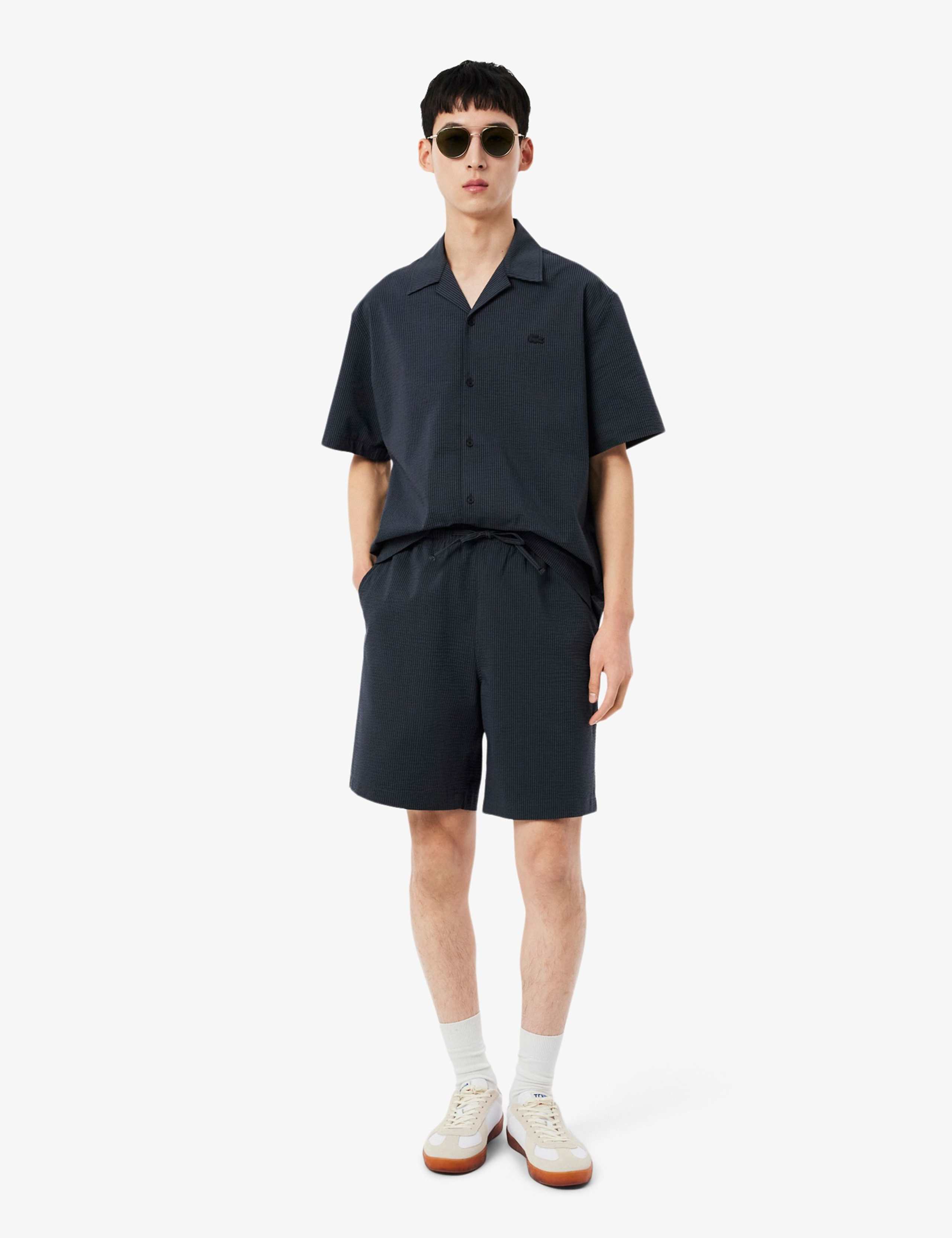 Loose Fit Cotton Rich Seersucker Shorts 7 of 8