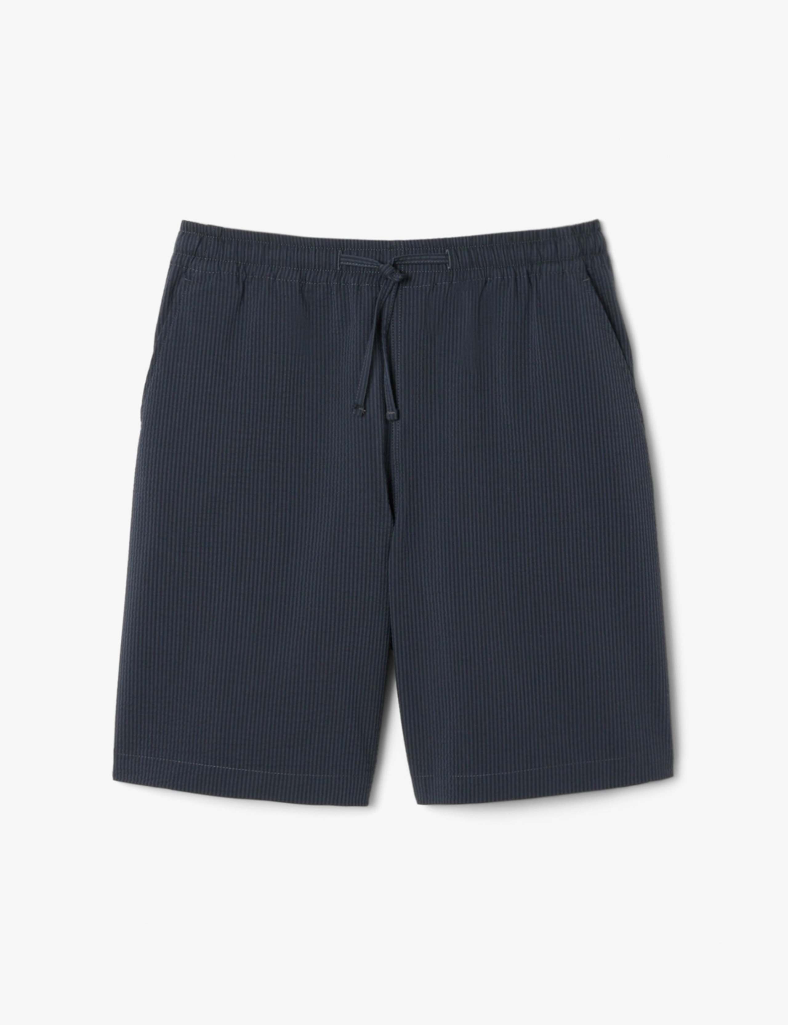 Loose Fit Cotton Rich Seersucker Shorts 2 of 8