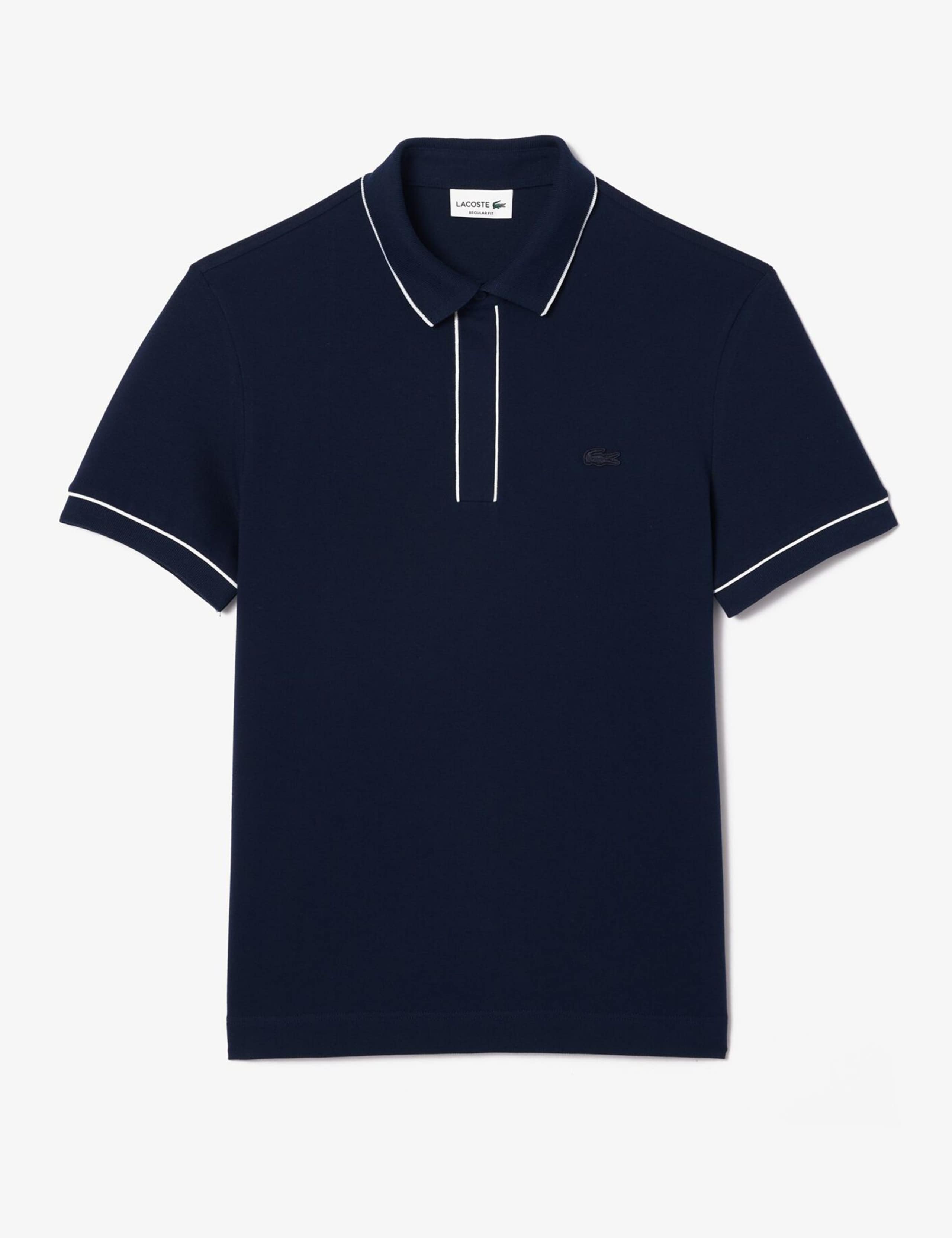 Cotton Rich Pique Tipped Polo Shirt 2 of 7