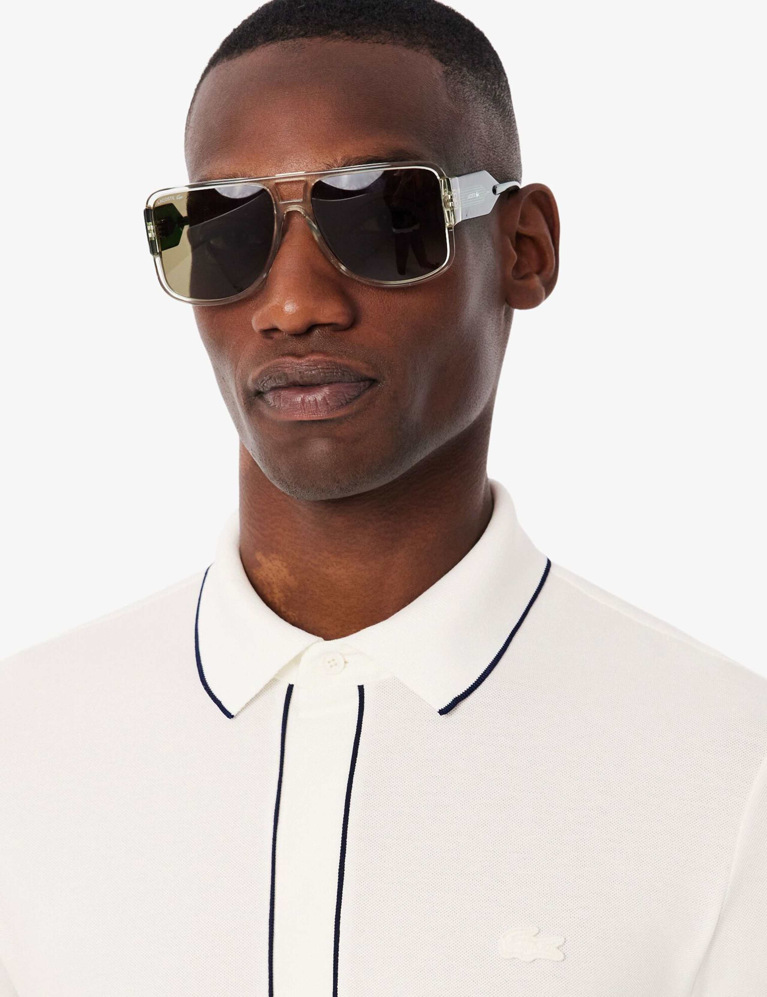 Cotton Rich Pique Tipped Polo Shirt 3 of 7