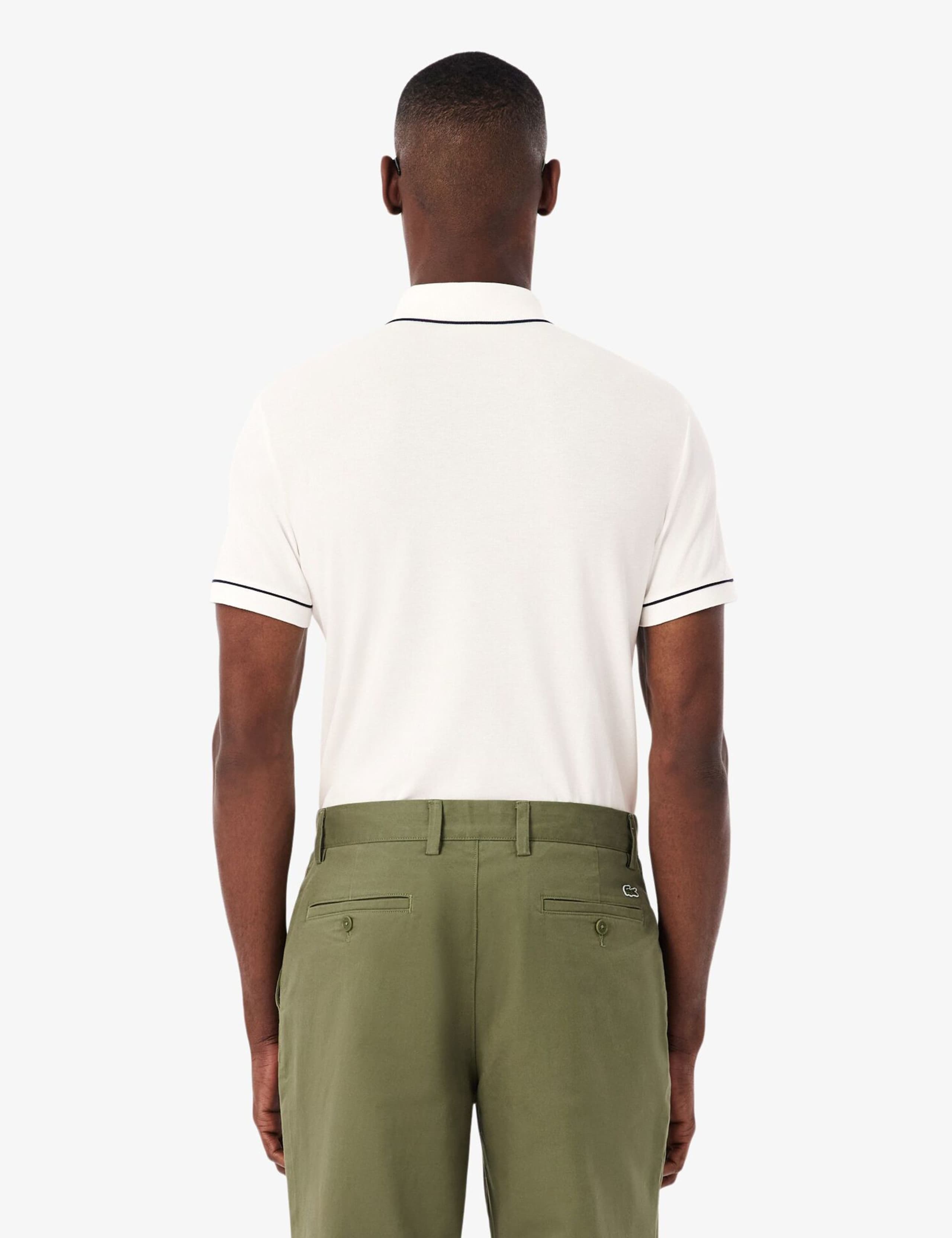 Cotton Rich Pique Tipped Polo Shirt 5 of 7