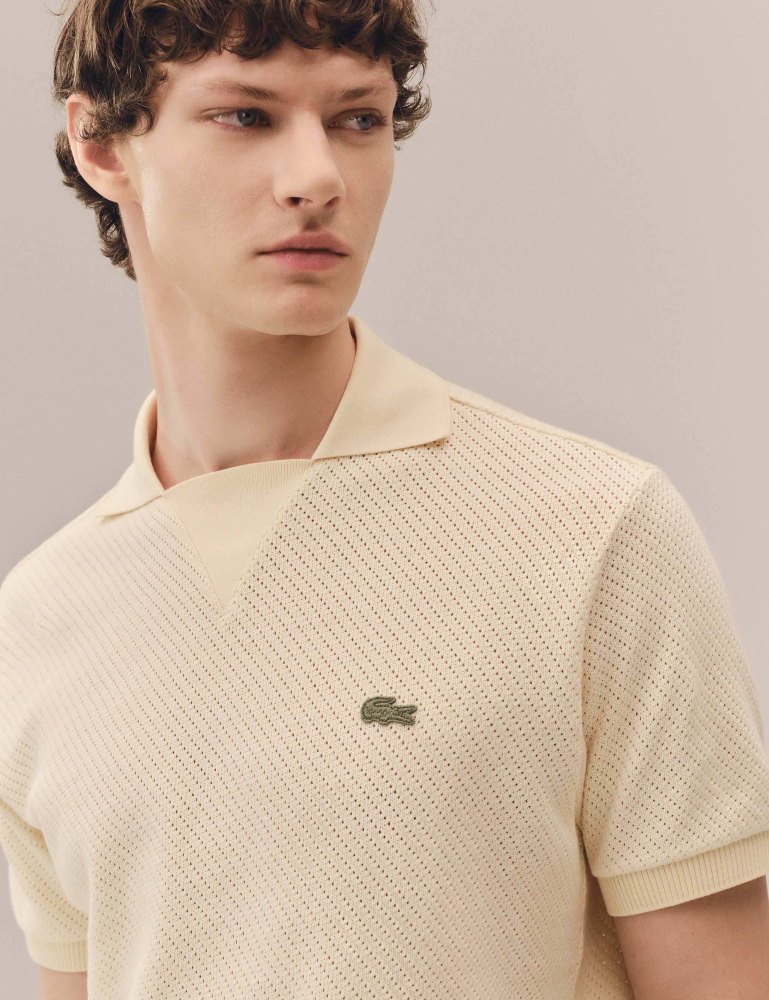 Pure Cotton Knitted Polo Shirt 2 of 5