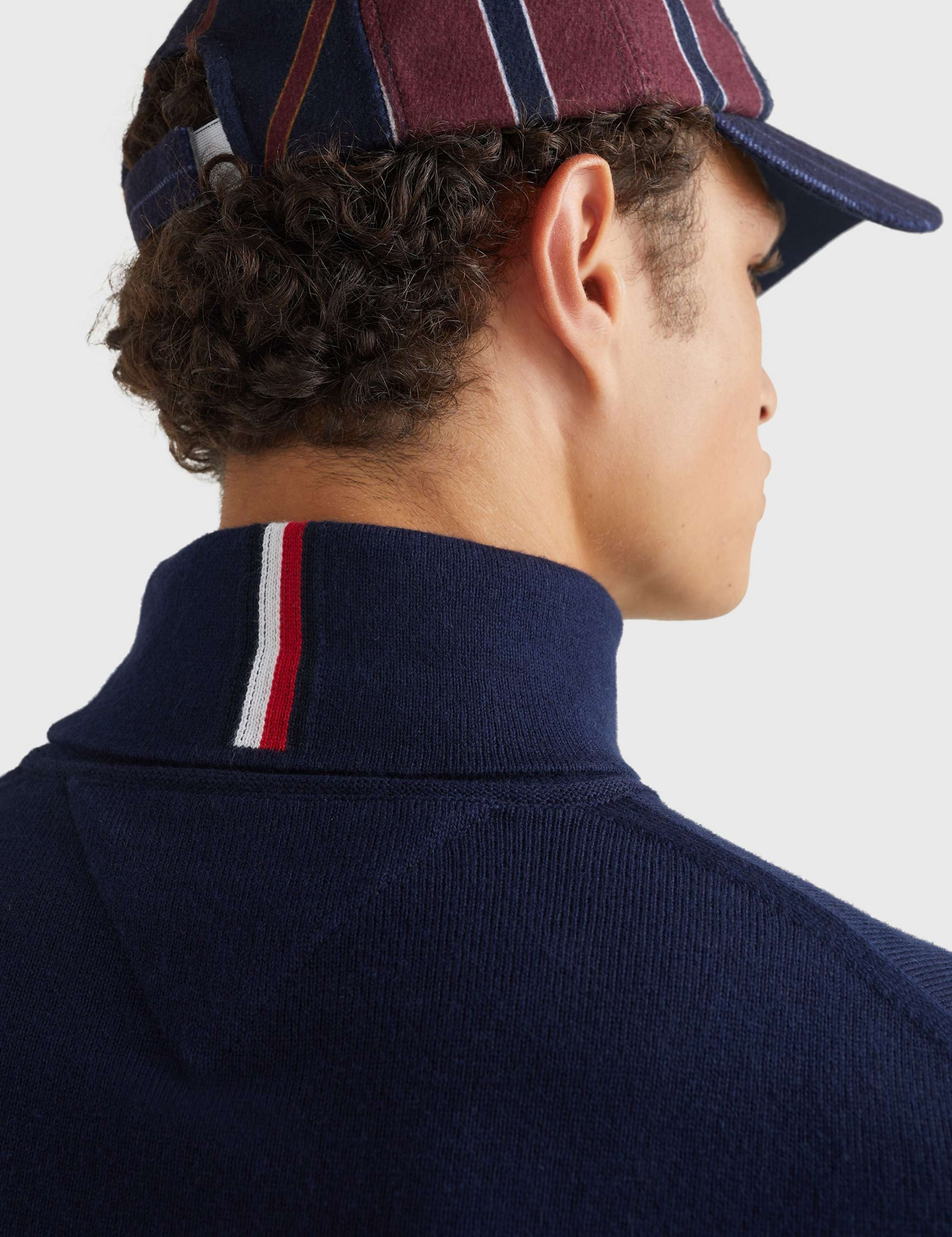 Cotton Rich Roll Neck Jumper with Wool 5 of 5