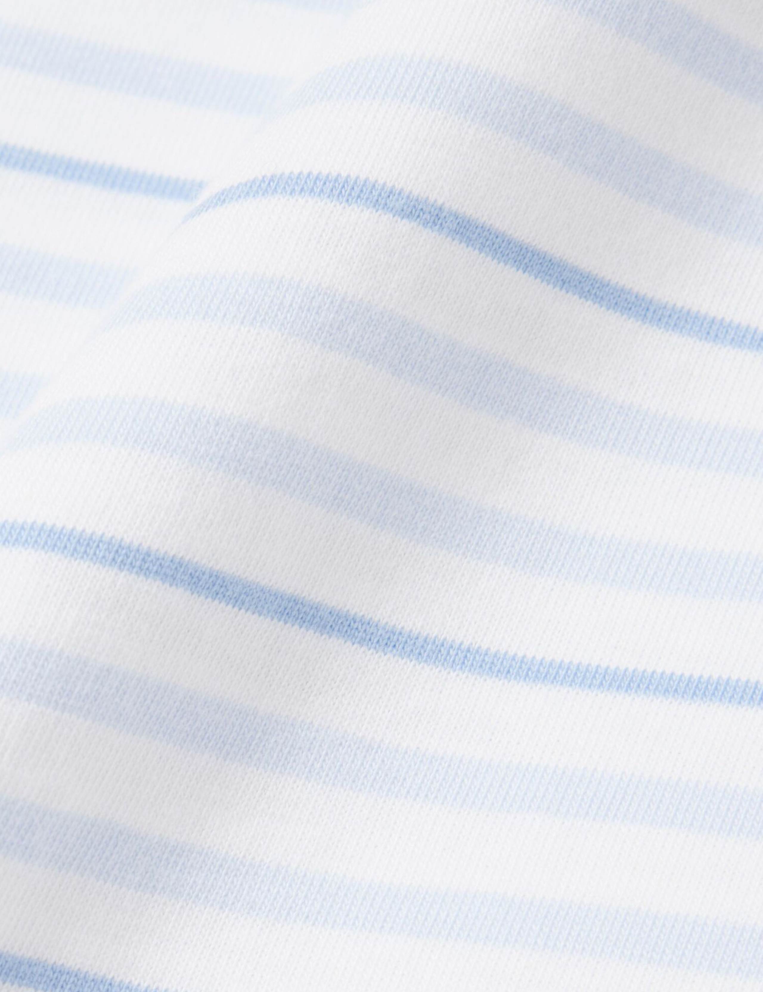 Cotton Rich Striped Crew Neck T-Shirt 2 of 3