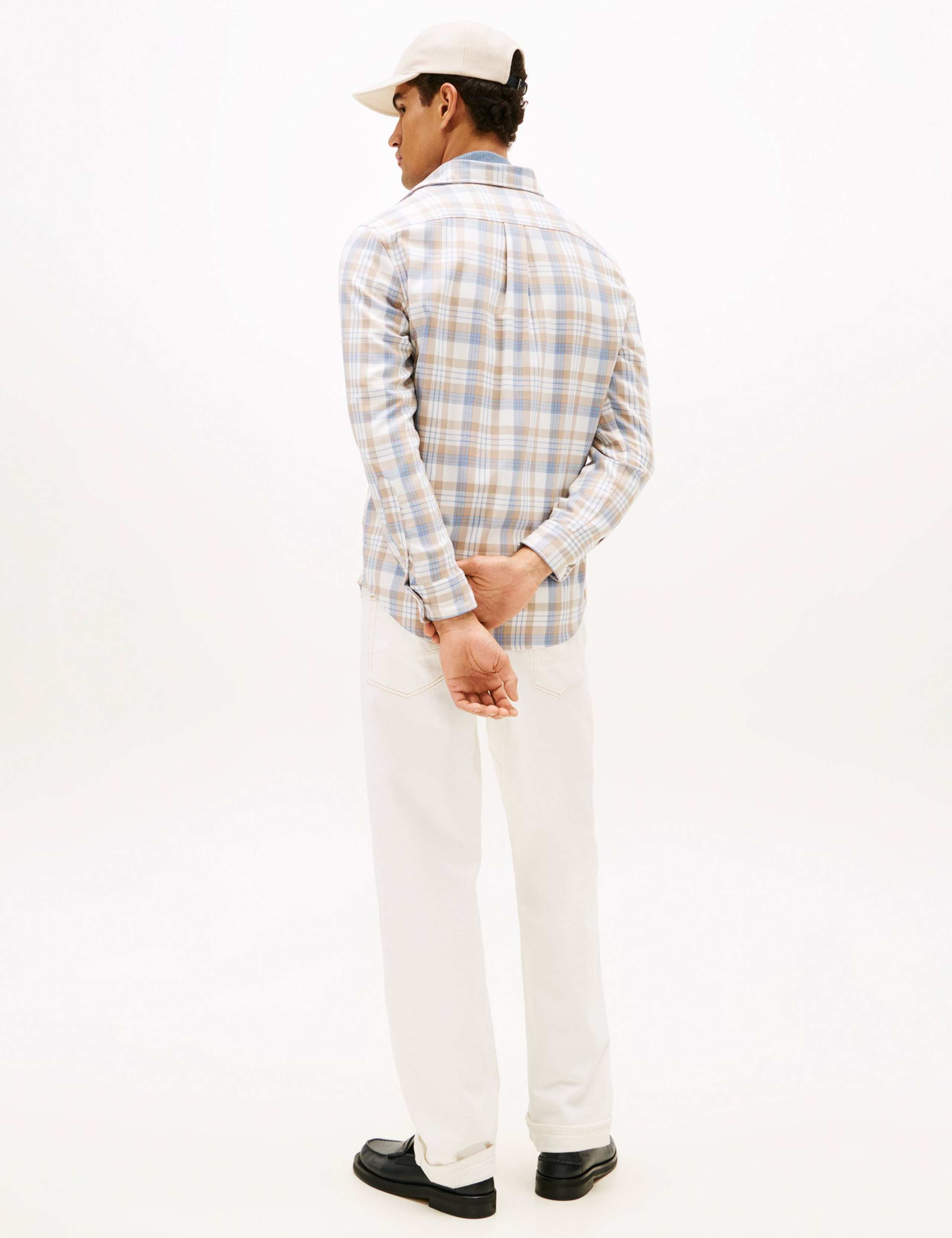 Regular Fit Easy Iron Twill Checked Shirt 5 of 5