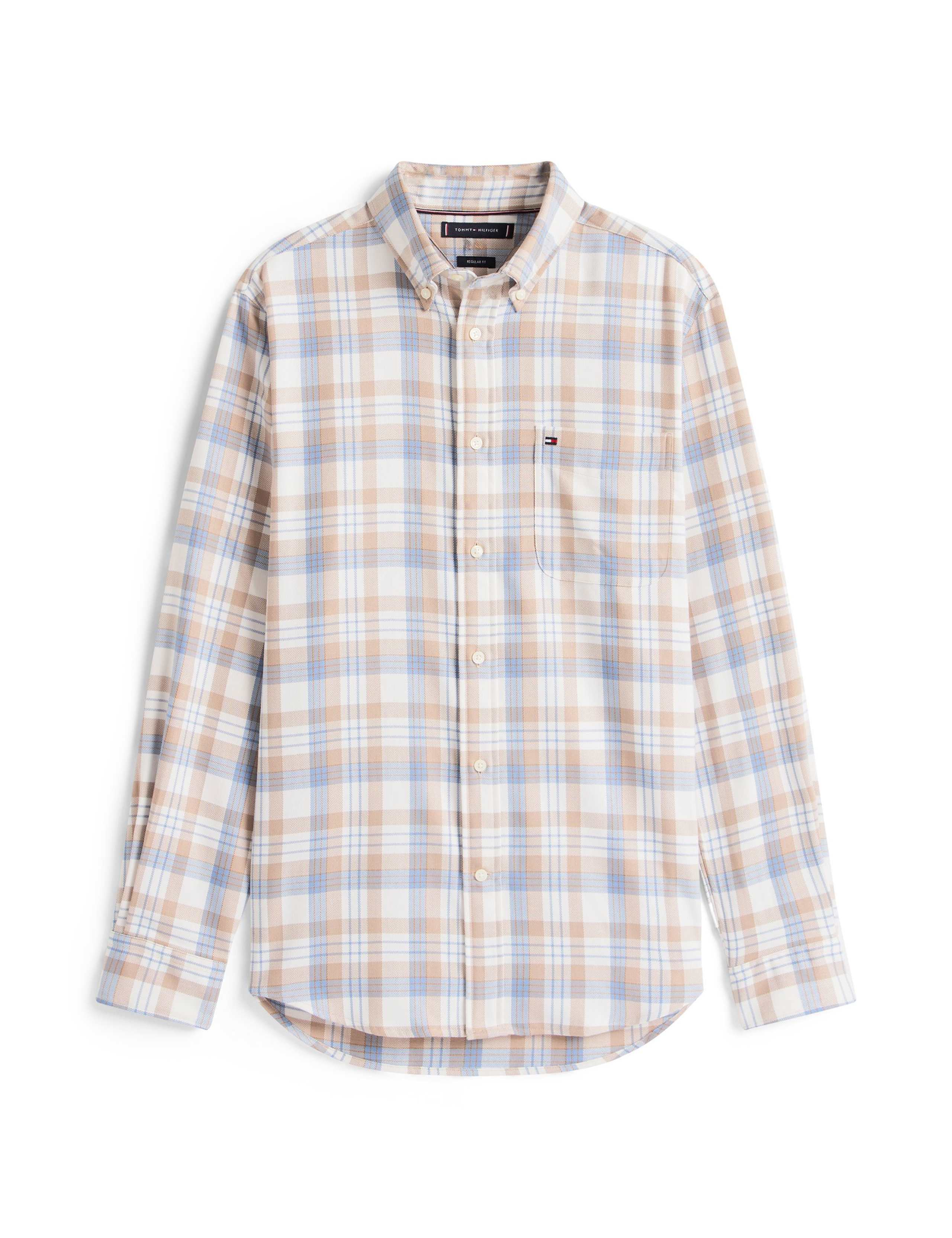 Regular Fit Easy Iron Twill Checked Shirt 2 of 5