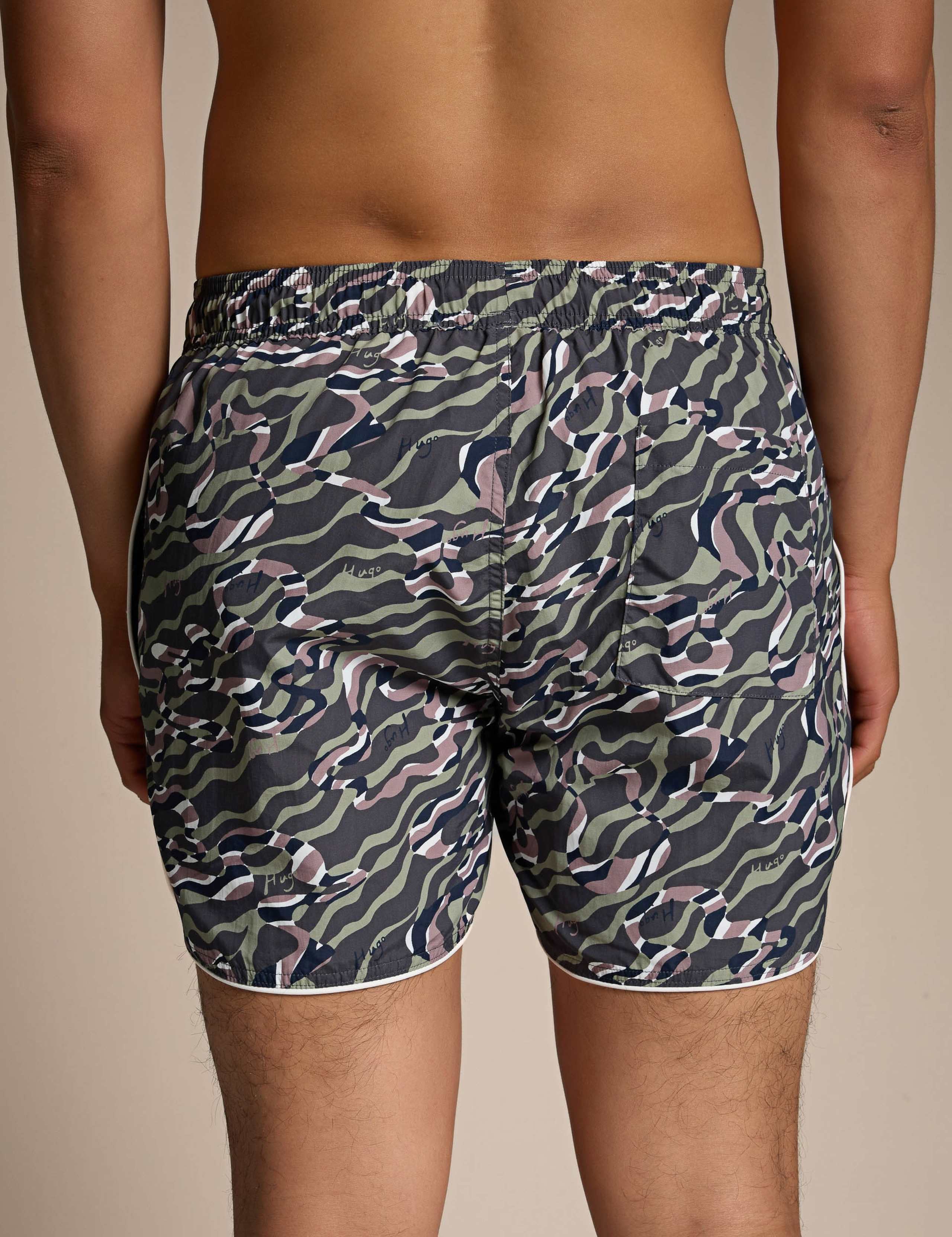 HUGO Quick Dry Swim Shorts 3 of 4