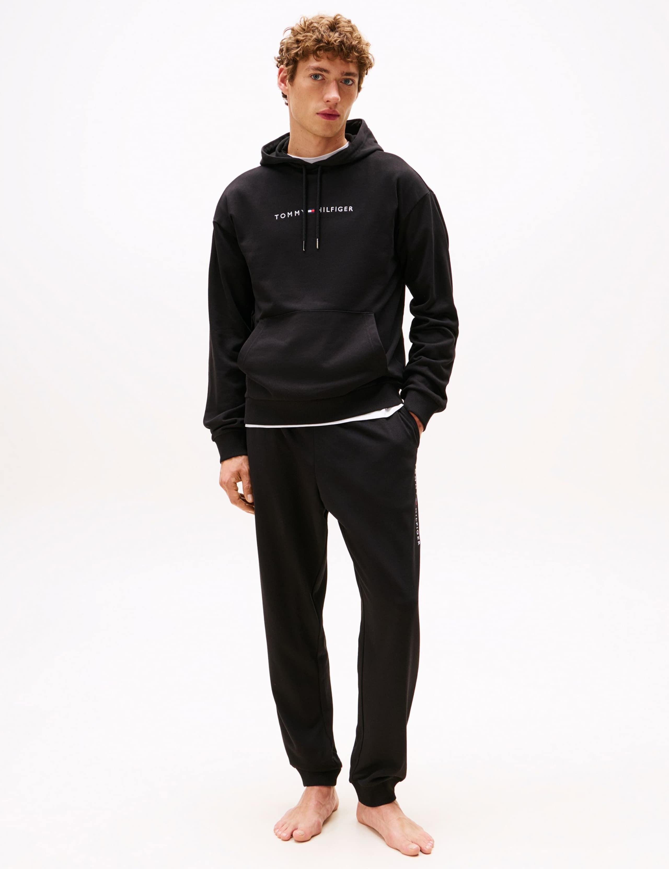 Cotton Blend Drawstring Loungewear Hoodie 3 of 5