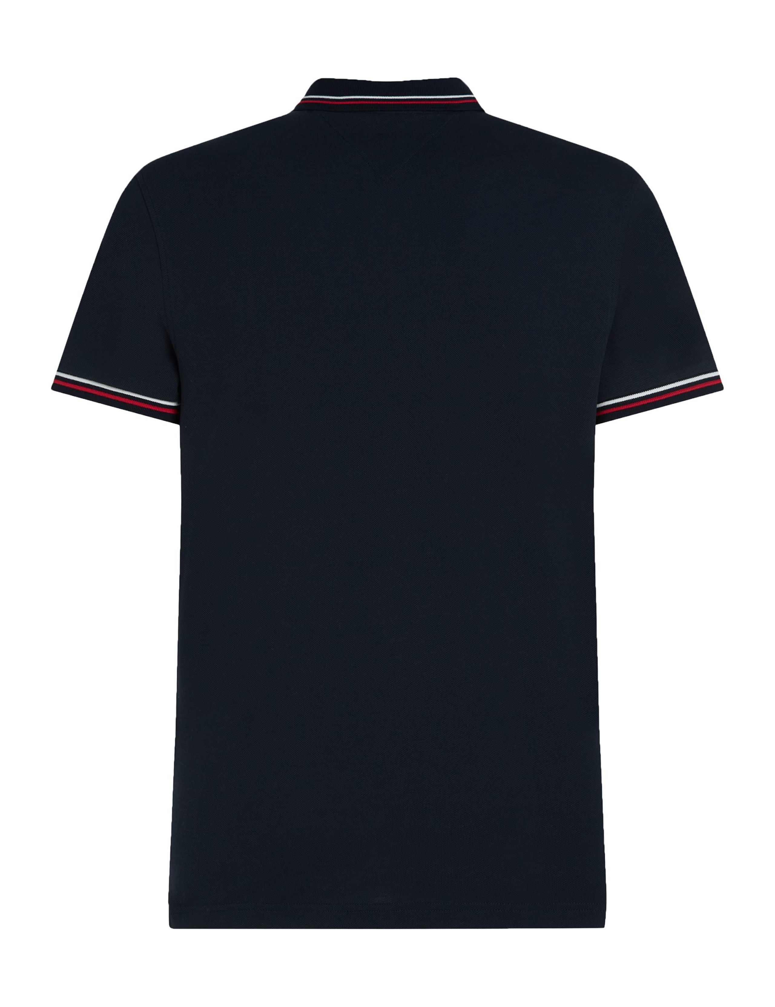 Slim Fit Cotton Rich Pique Tipped Polo Shirt 8 of 8