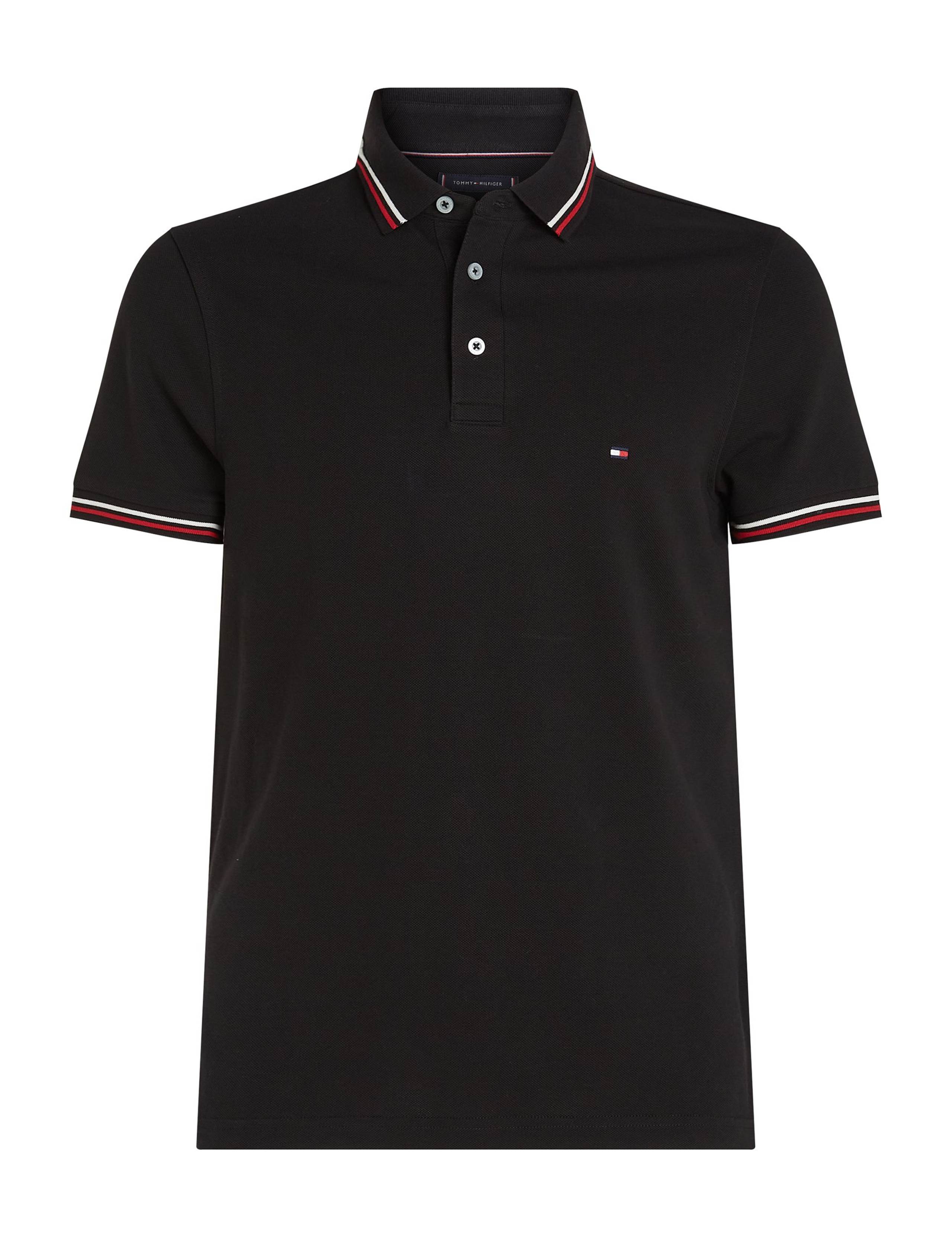 Slim Fit Cotton Rich Pique Tipped Polo Shirt 6 of 7