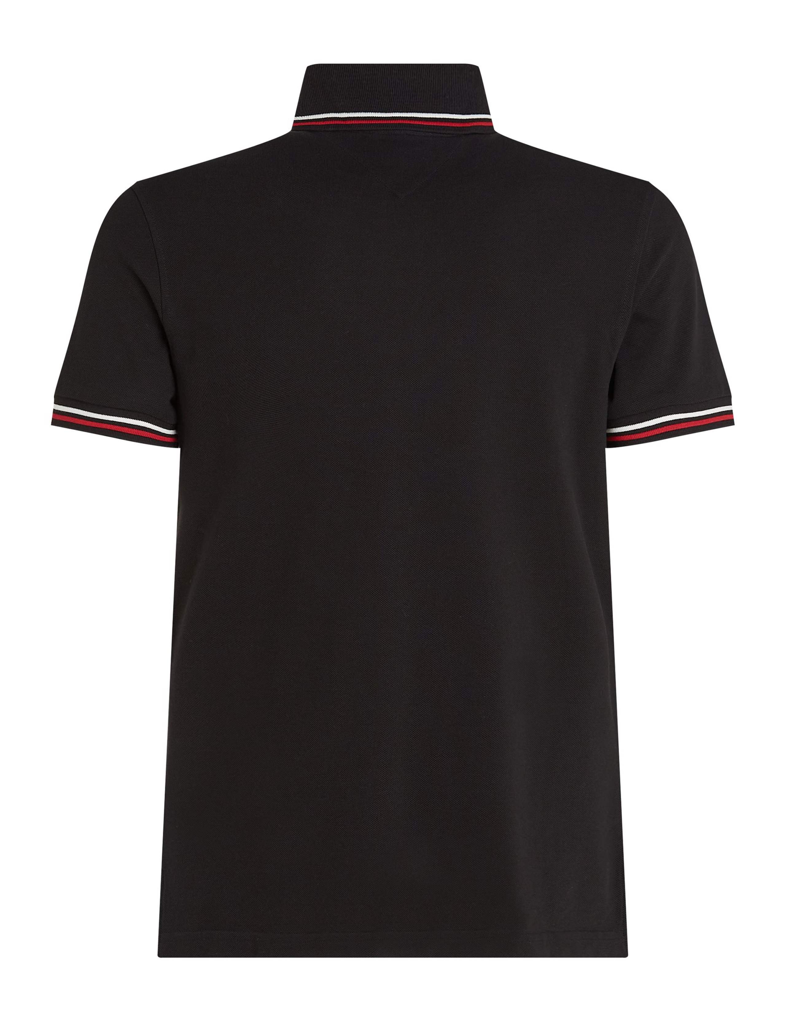 Slim Fit Cotton Rich Pique Tipped Polo Shirt 7 of 7