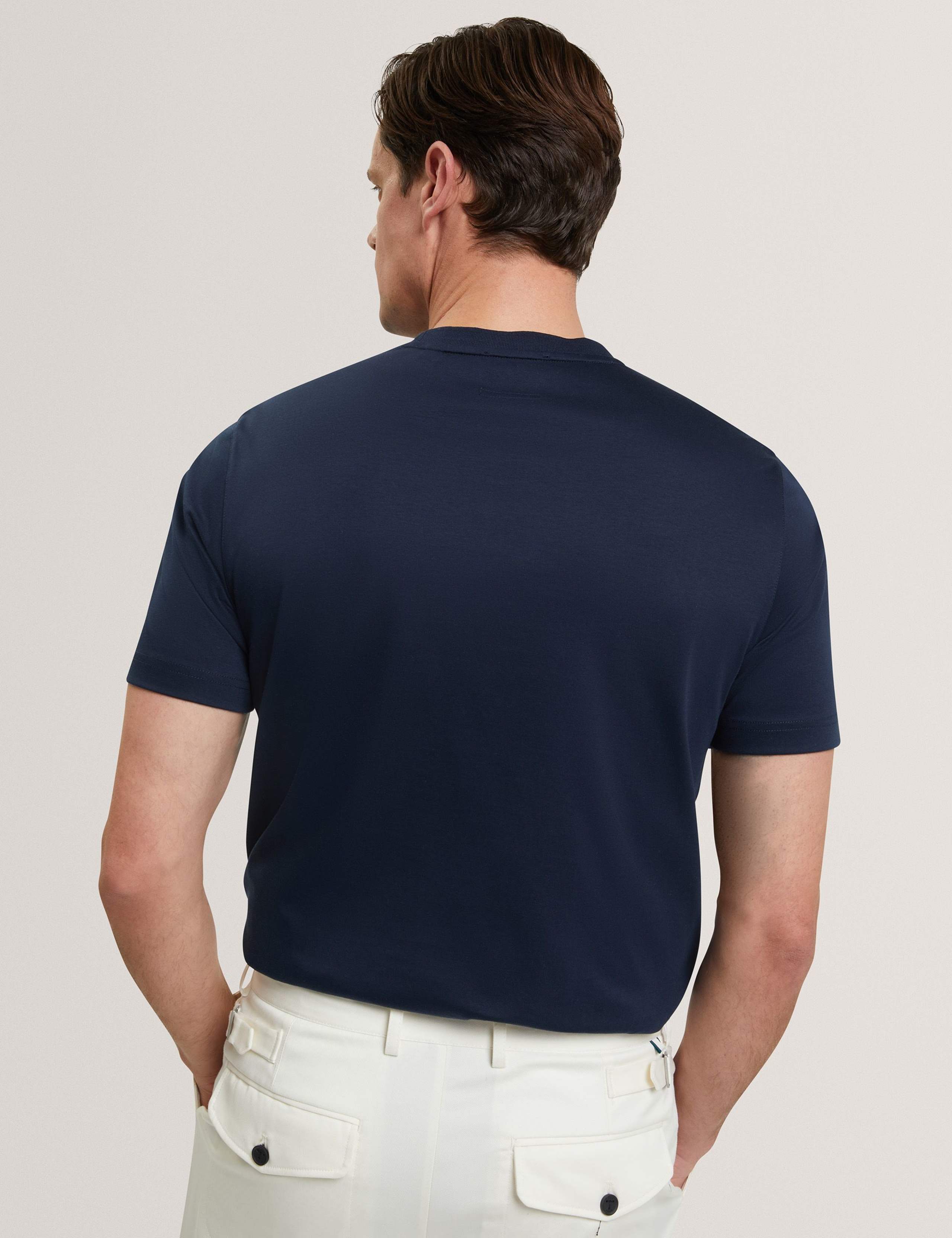 Pure Cotton Crew Neck T-Shirt 4 of 6