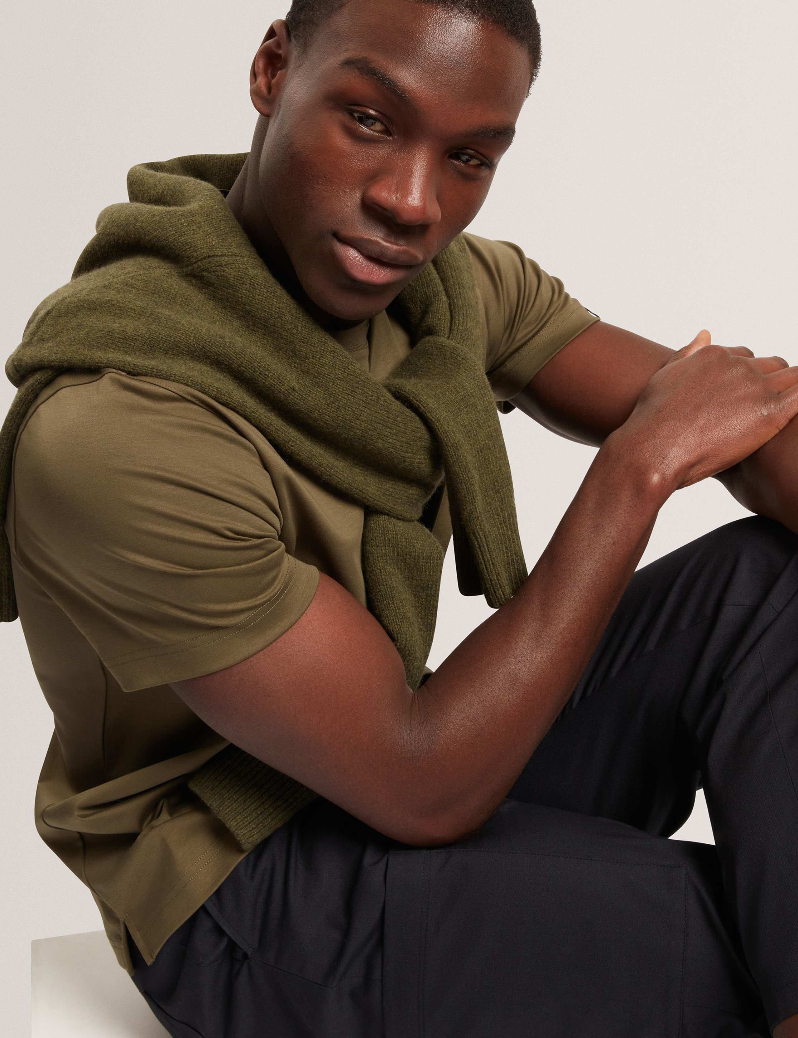 Pure Cotton Crew Neck T-Shirt 2 of 7