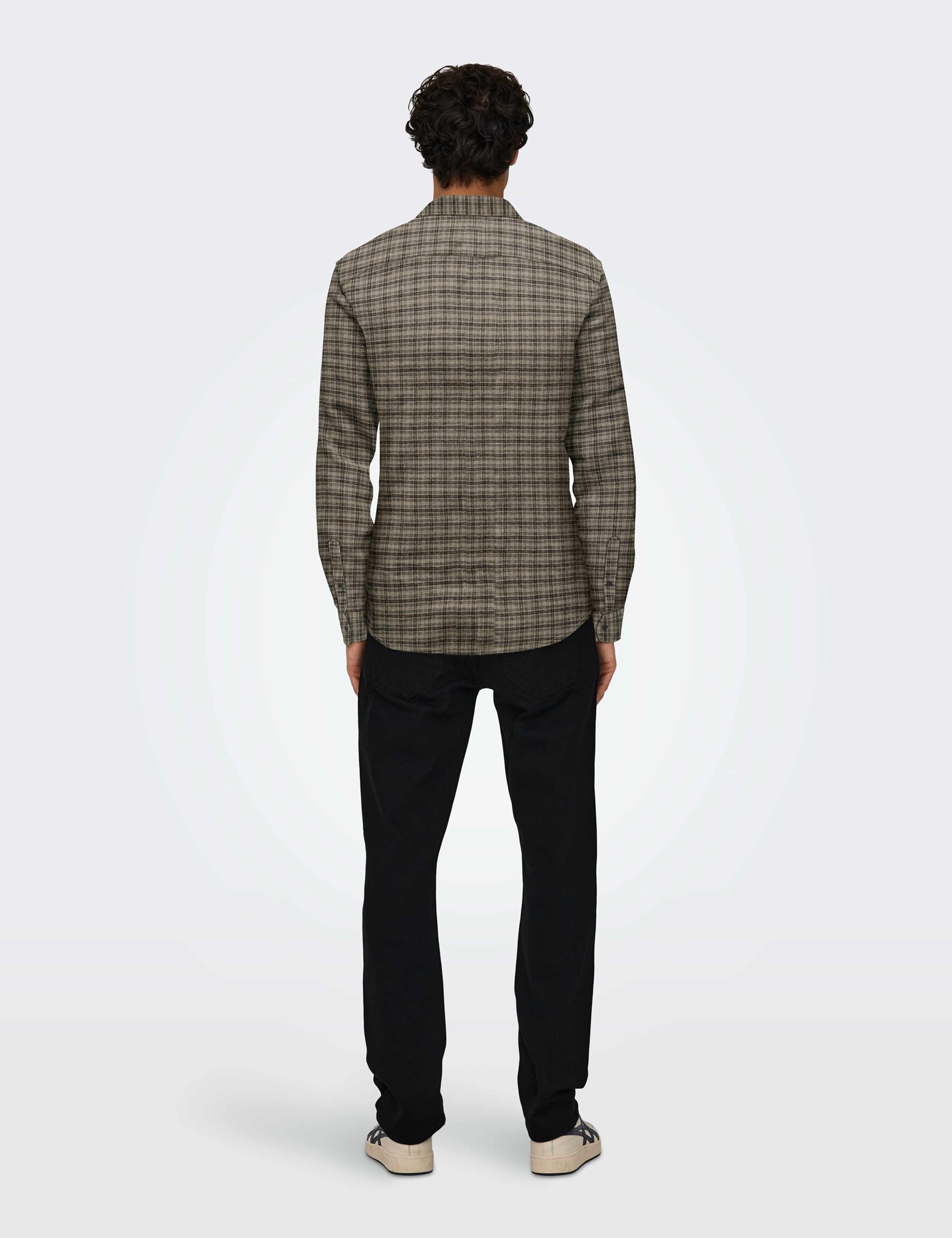 Pure Cotton Checked Flannel Shirt 2 of 4