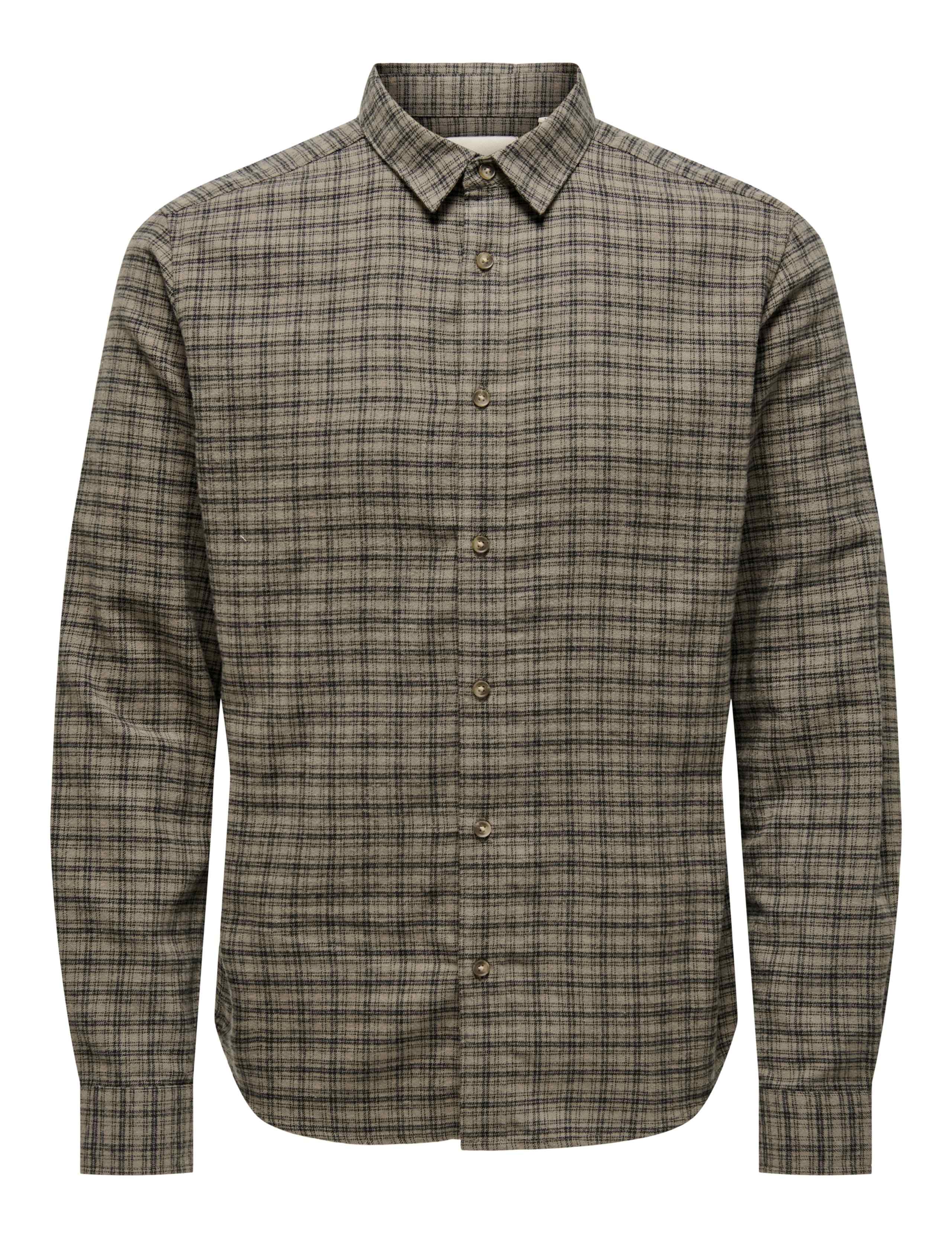 Pure Cotton Checked Flannel Shirt 3 of 4