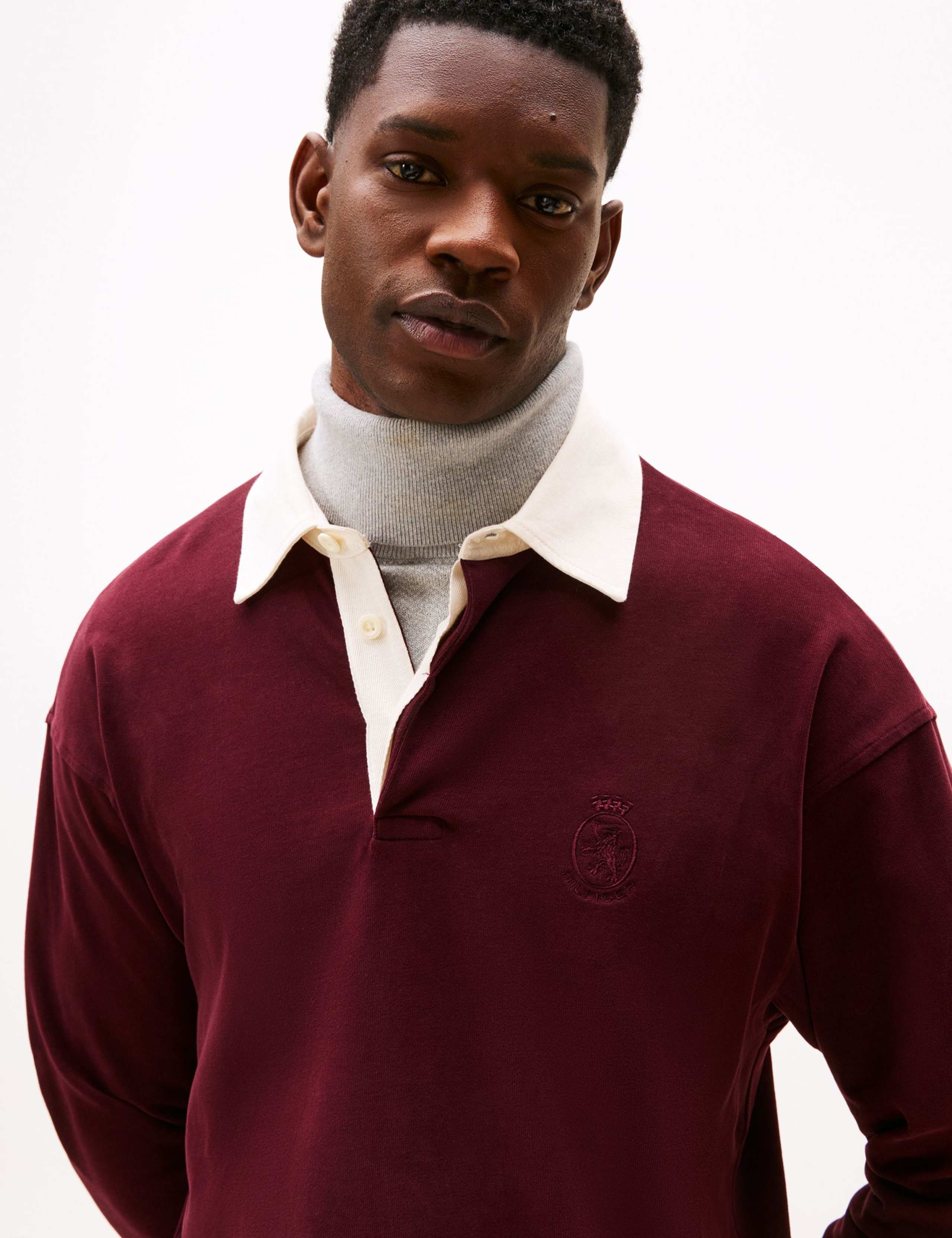 Peached Crest Pure Cotton Rugby Shirt 4 of 4