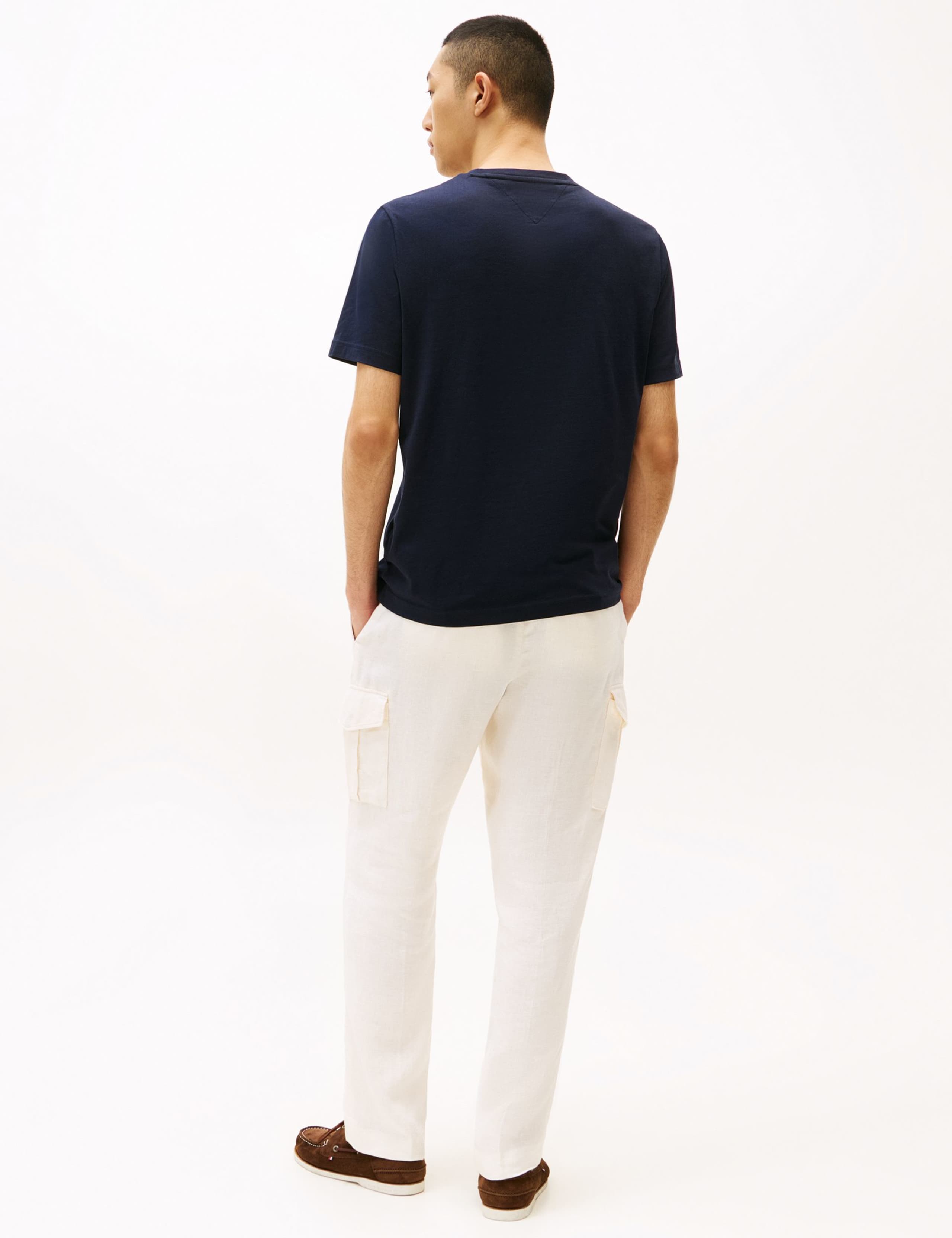 Pure Cotton Jersey Chest Insert T-Shirt 4 of 6