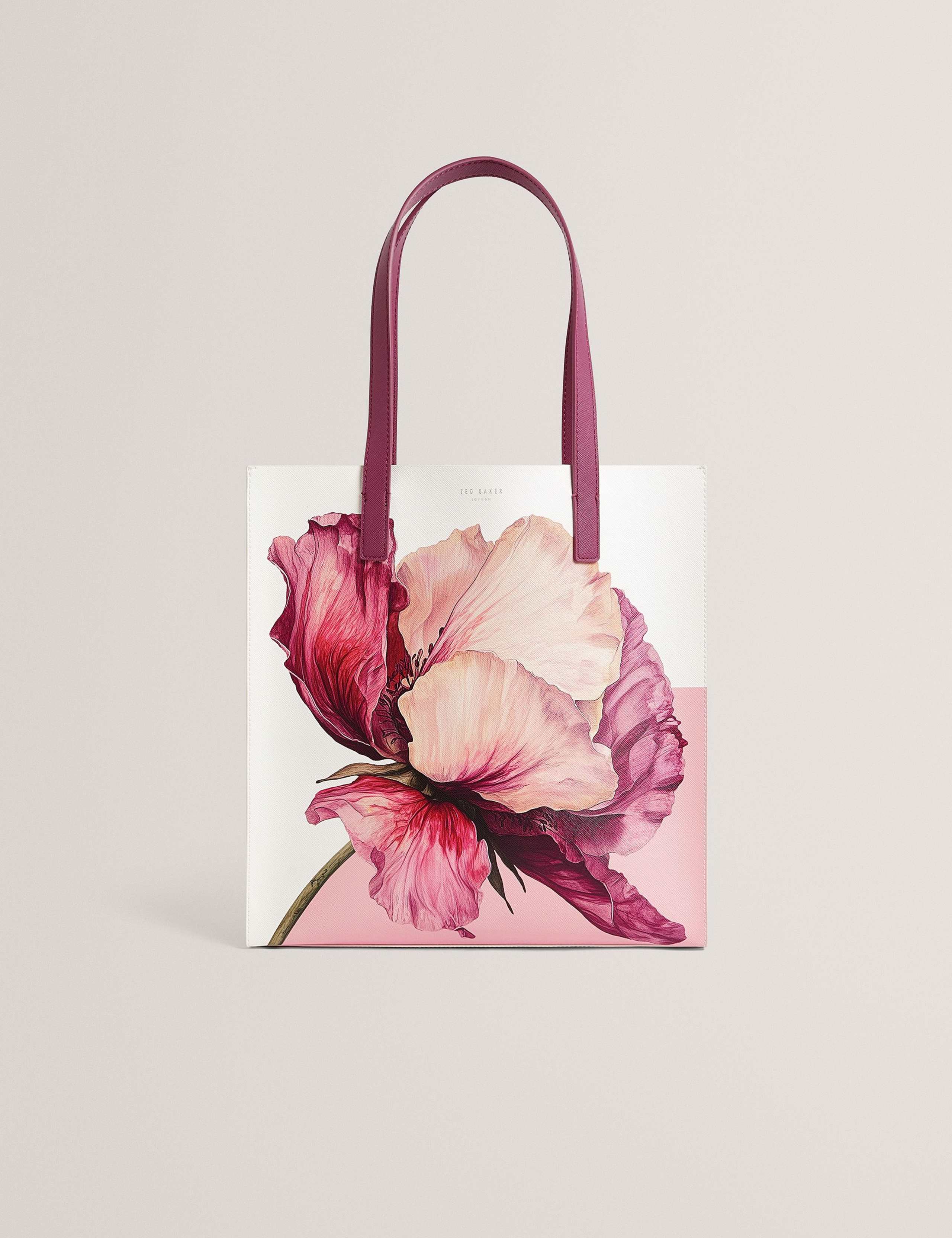 Floral Graphic Print Tote Bag 1 of 4