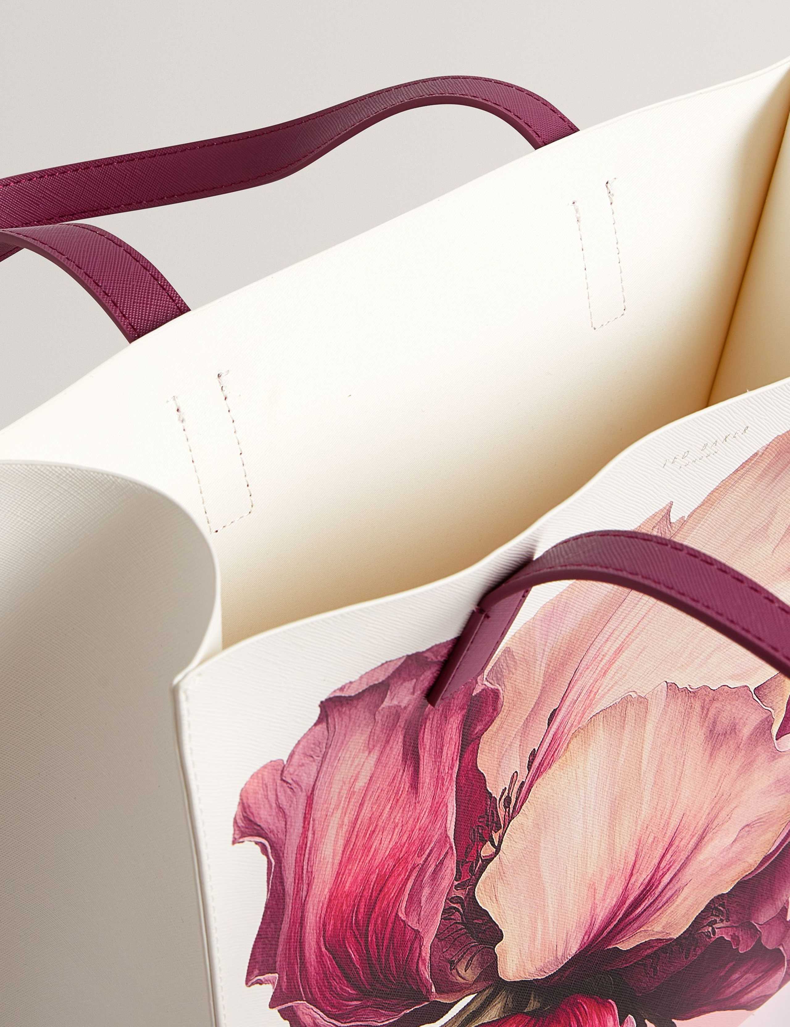 Floral Graphic Print Tote Bag 2 of 4