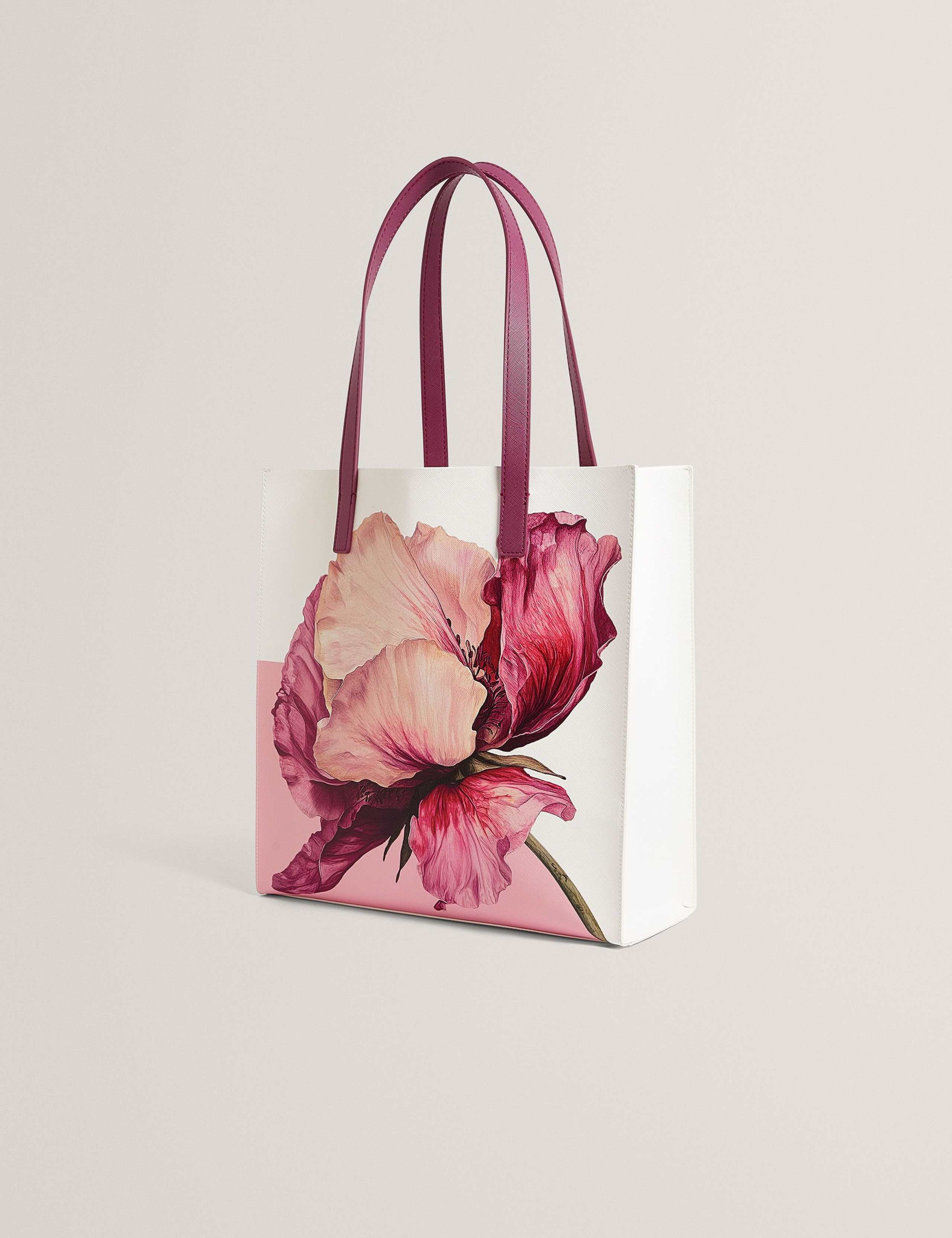 Floral Graphic Print Tote Bag 4 of 4