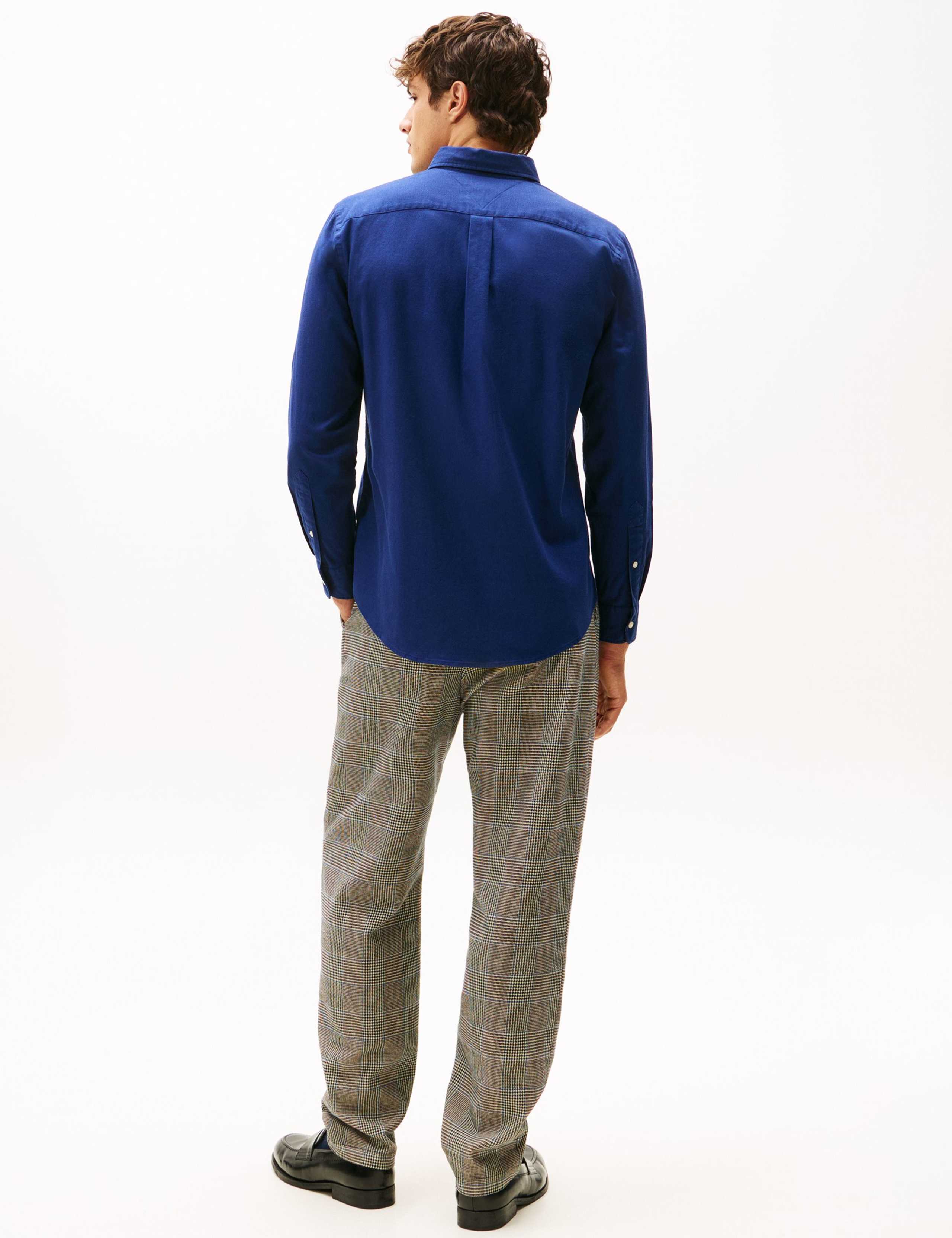 Regular Fit Cotton Rich Flannel Shirt 4 of 5