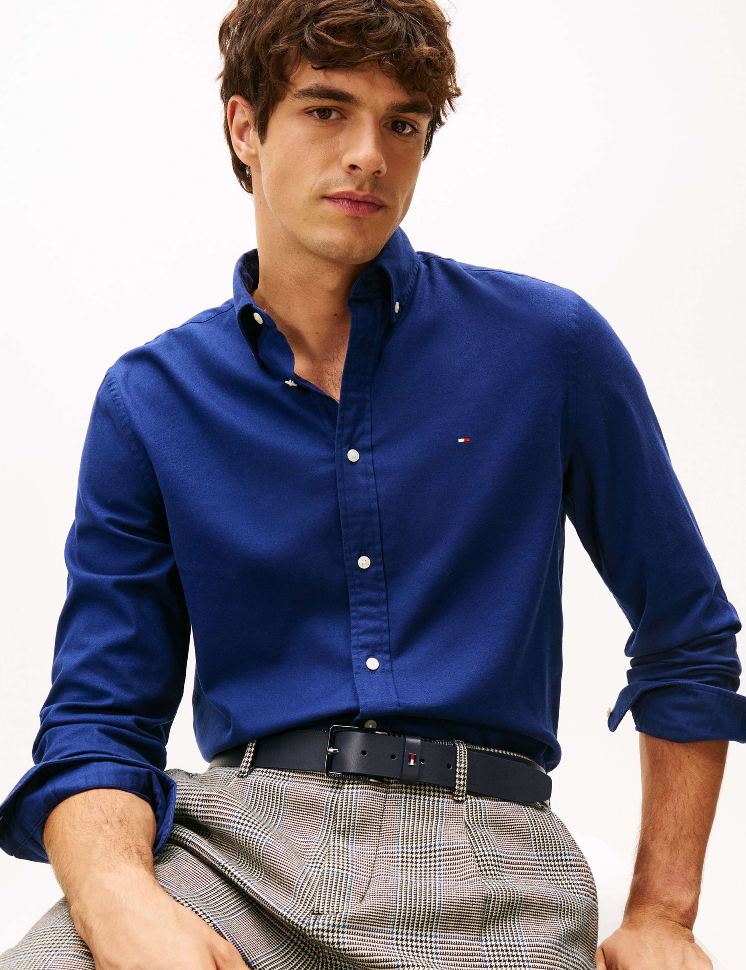 Regular Fit Cotton Rich Flannel Shirt 5 of 5