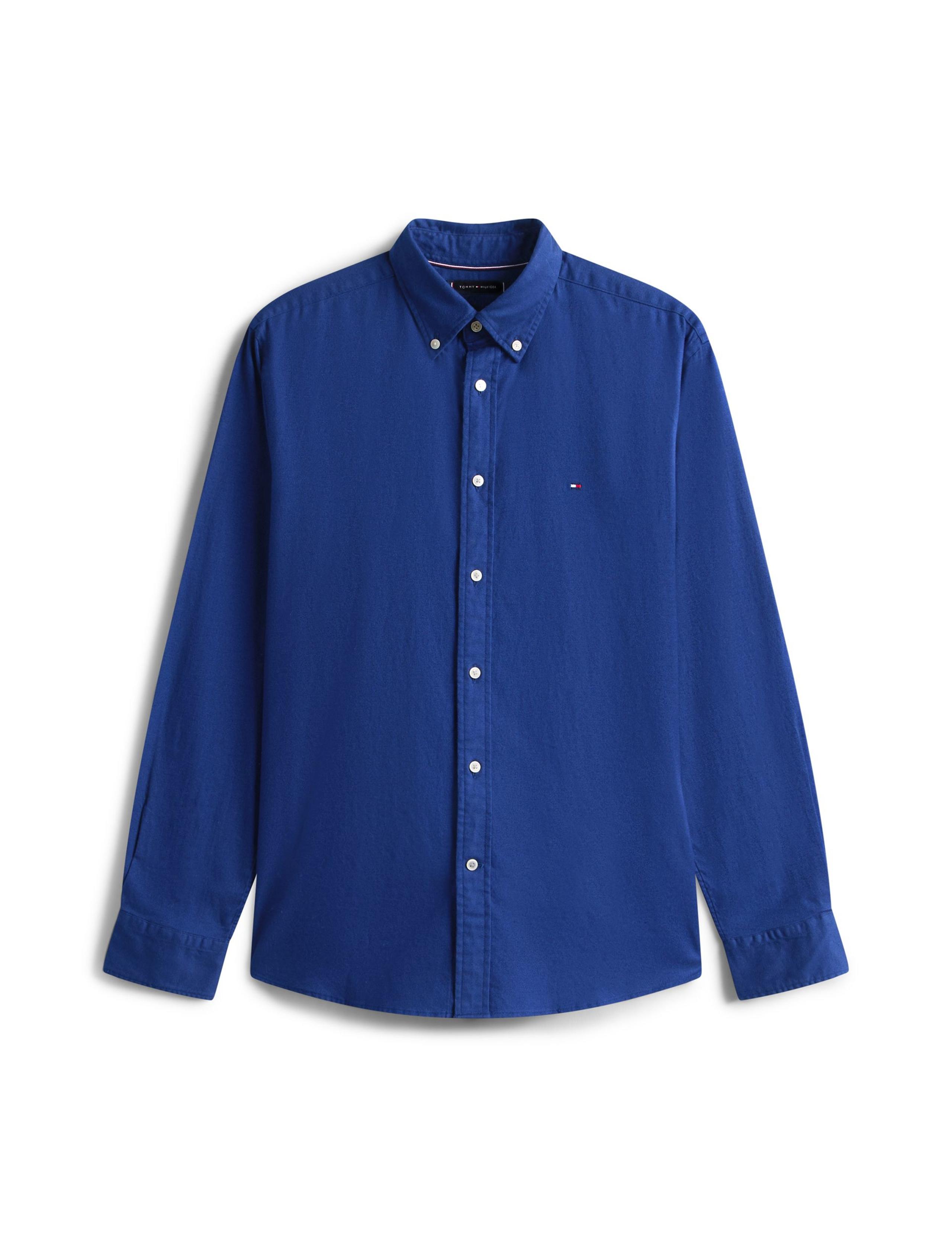 Regular Fit Cotton Rich Flannel Shirt 2 of 5