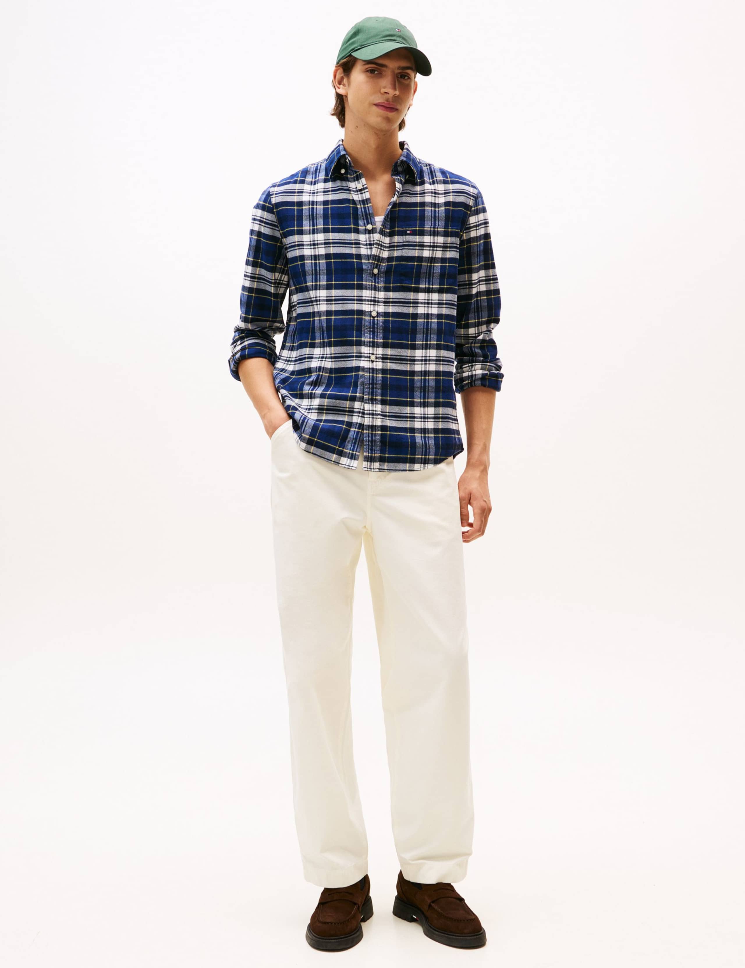 Hero Regular Fit Pure Cotton Check Shirt 5 of 5