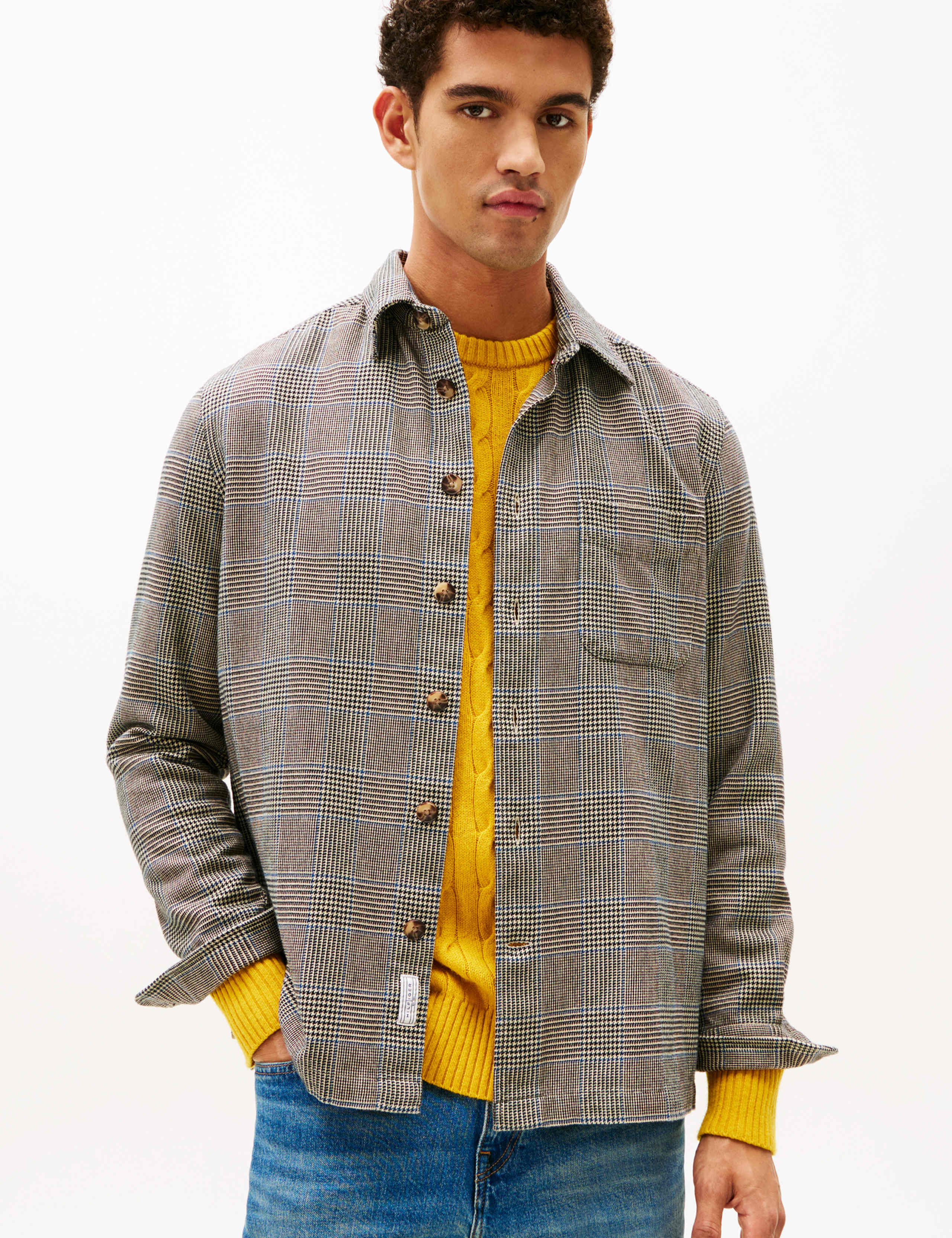 Regular Fit Pure Cotton Check Flannel Shirt 1 of 5
