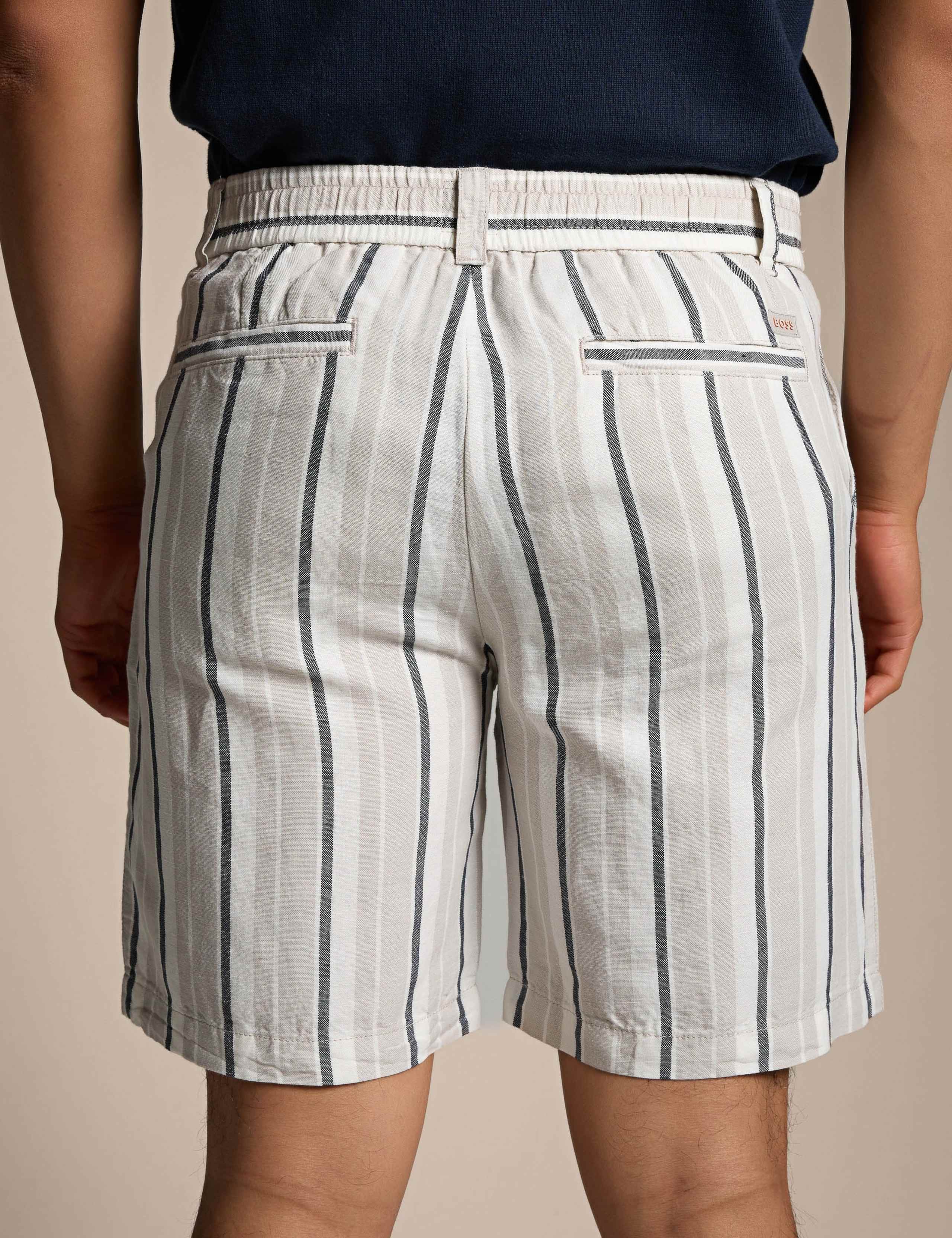 Chino_ST_Shorts_2 Linen Rich Striped Shorts 3 of 5