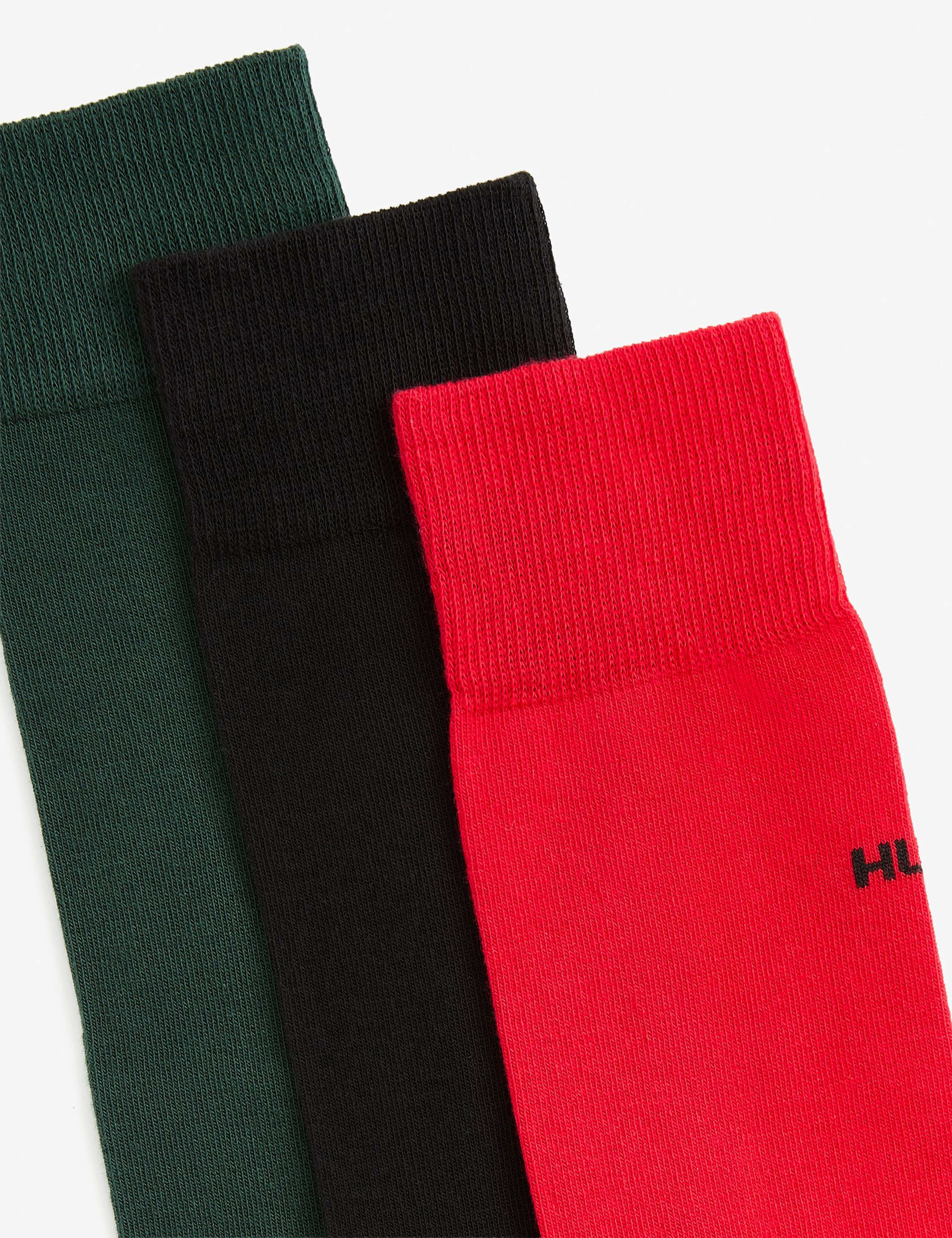 3pk Logo Cotton Rich Socks 3 of 3