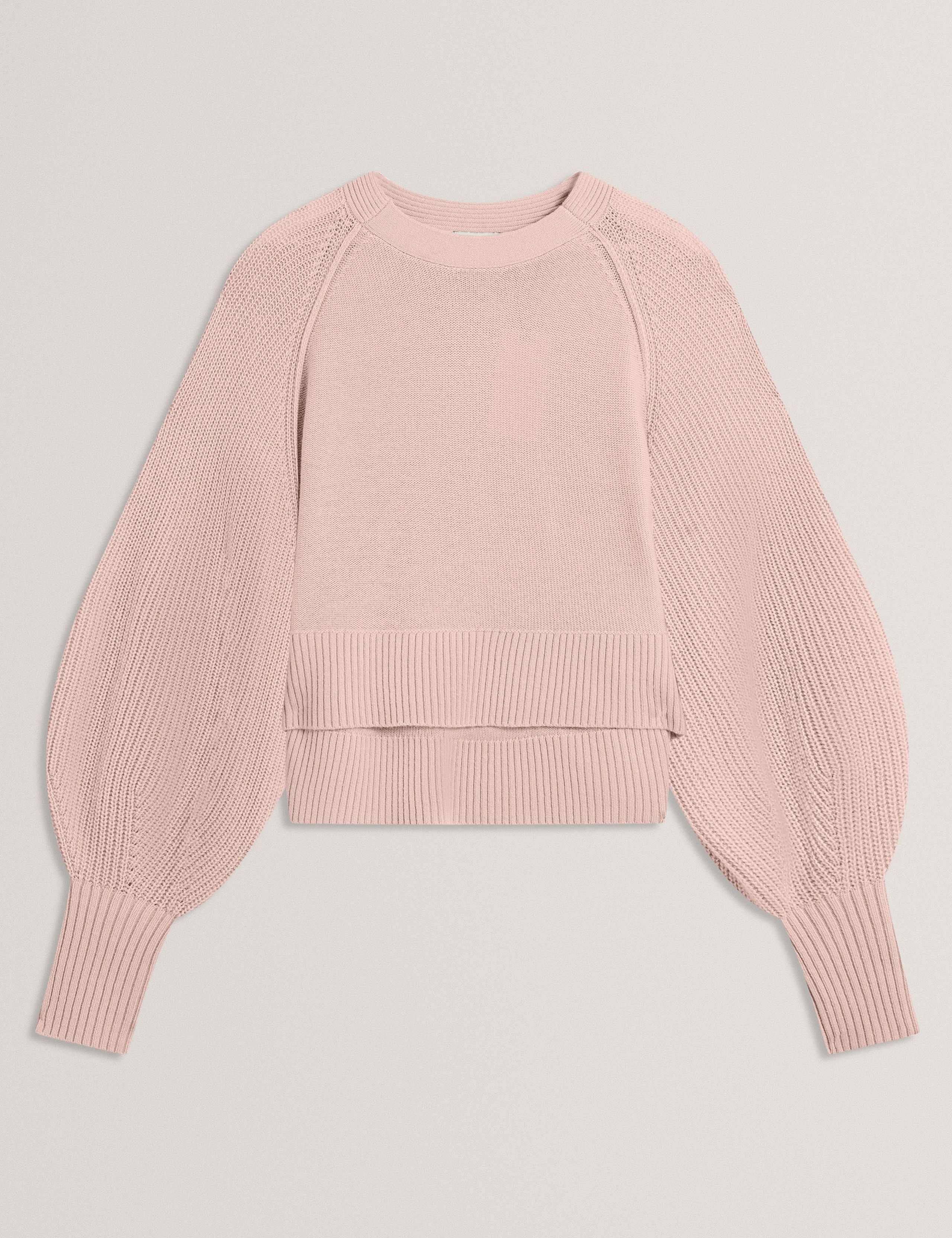 Balloon Sleeve Jumper with Wool and Cashmere 2 of 7