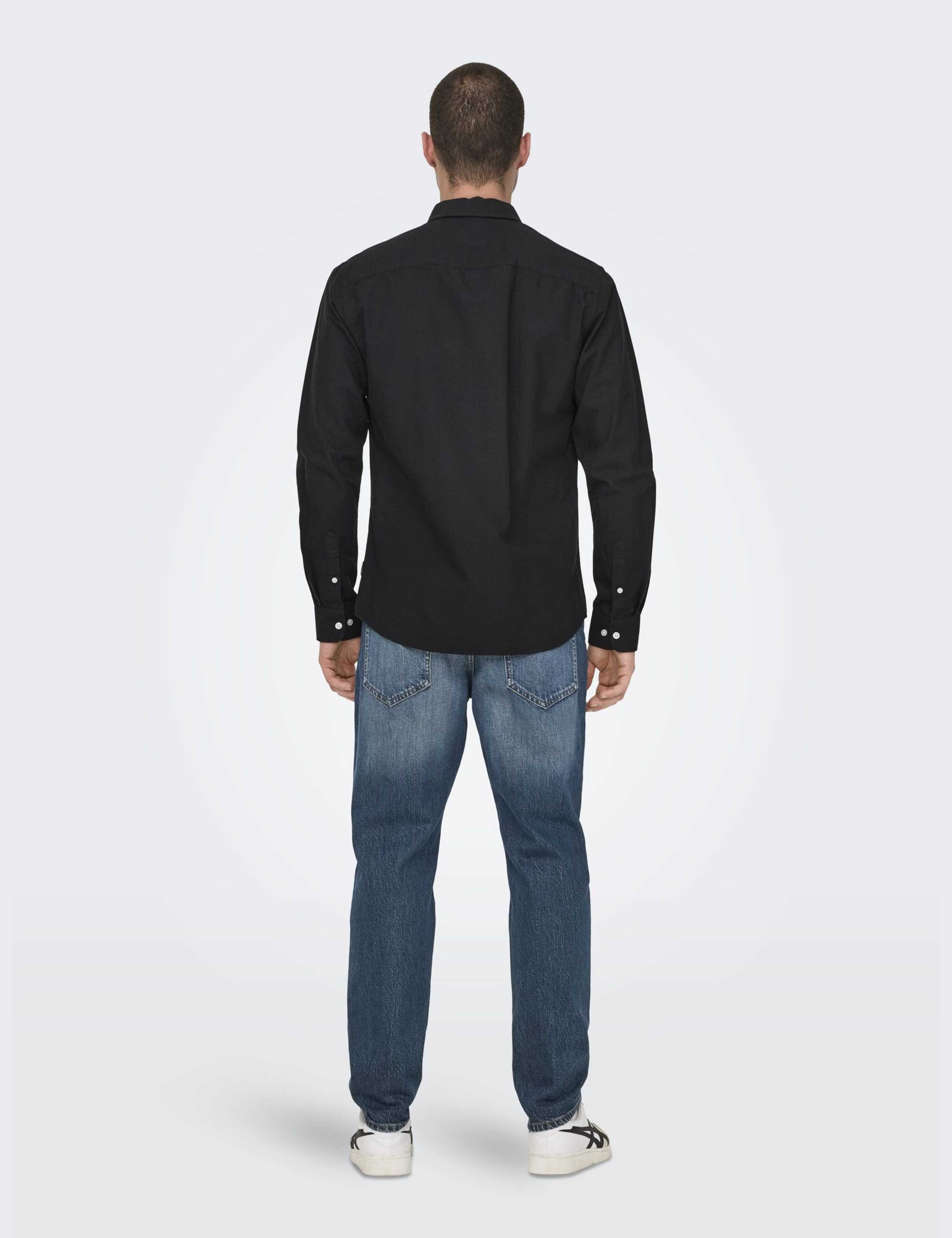 Slim Fit Cotton Rich Oxford Shirt 7 of 7