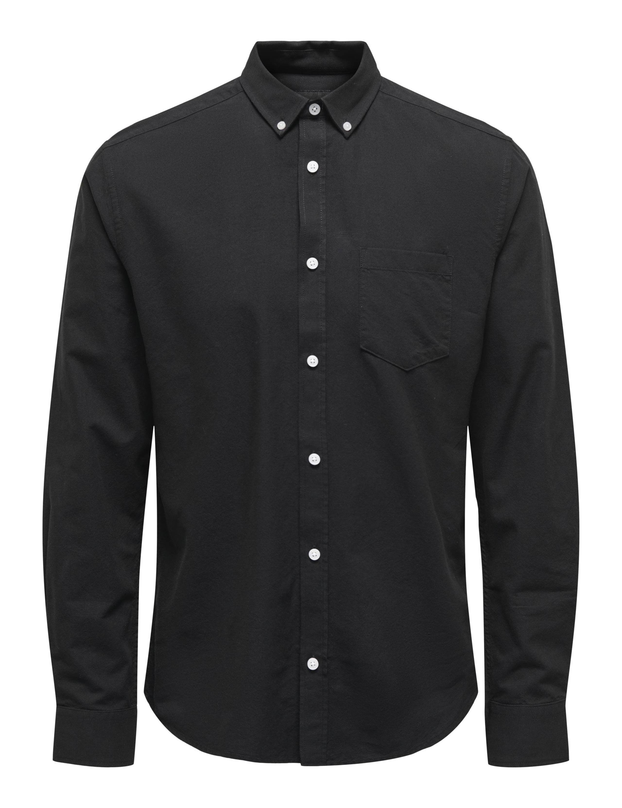 Slim Fit Cotton Rich Oxford Shirt 2 of 7