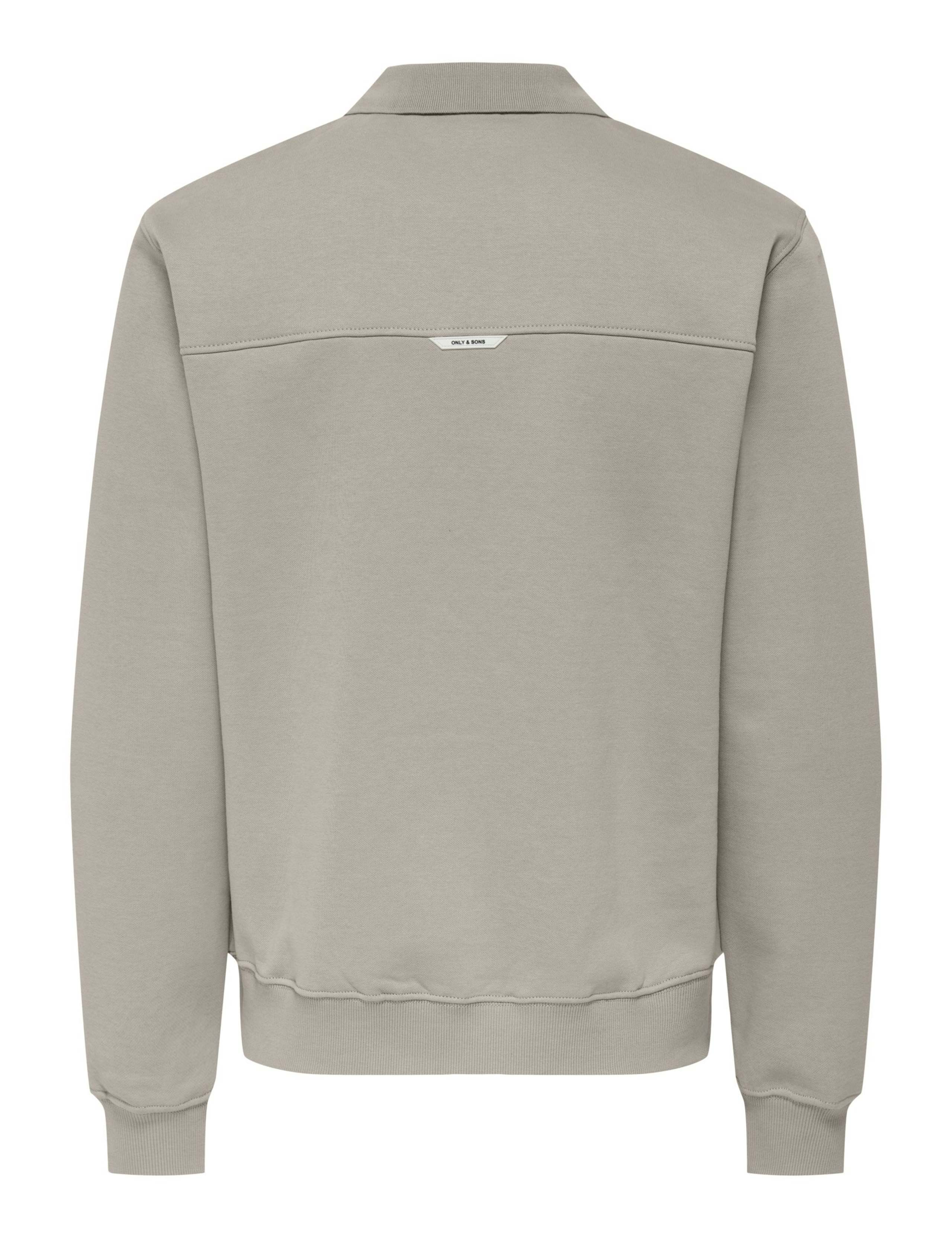 Cotton Rich Half Zip Long Sleeve Polo Shirt 4 of 4